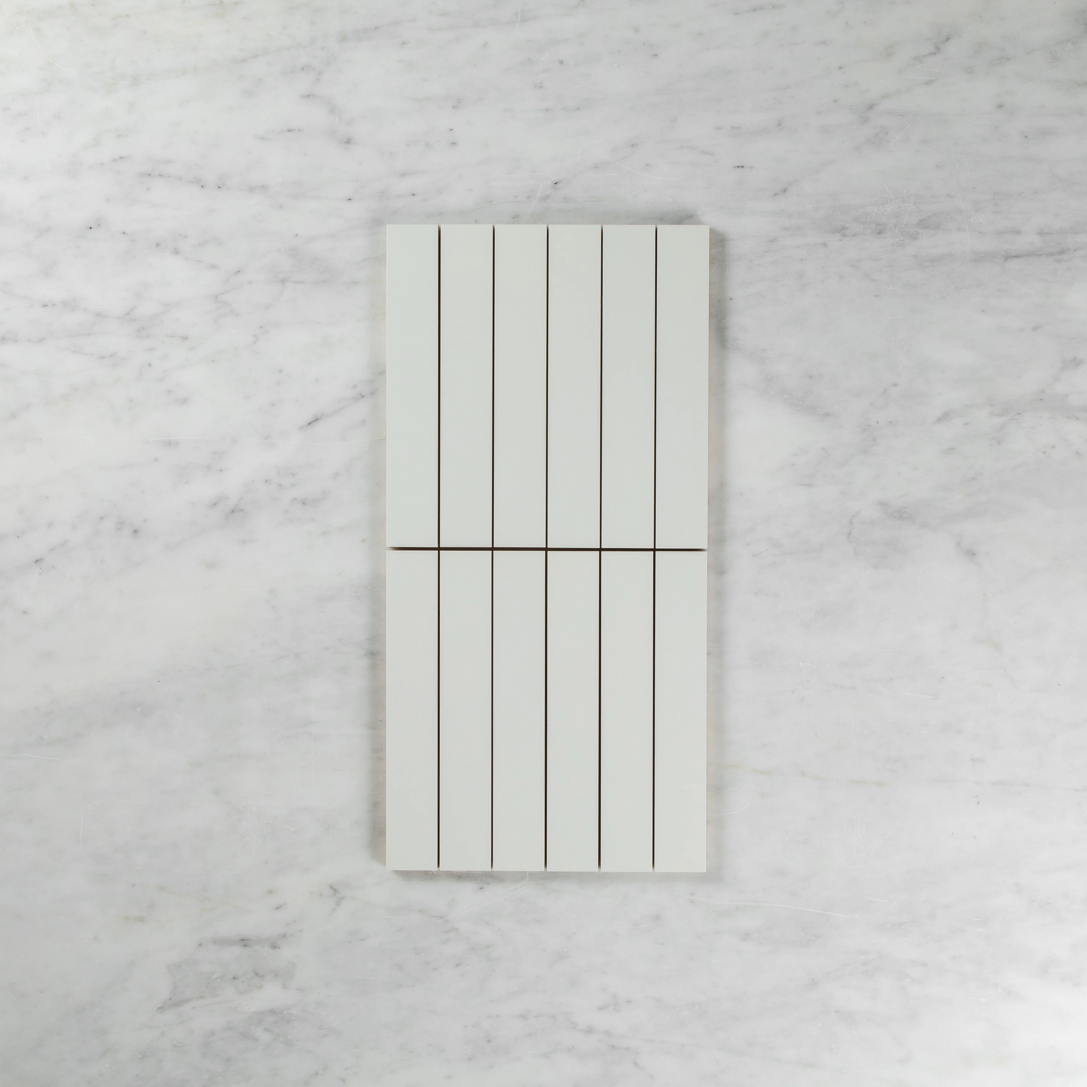 Matte White Rectified Mosaic