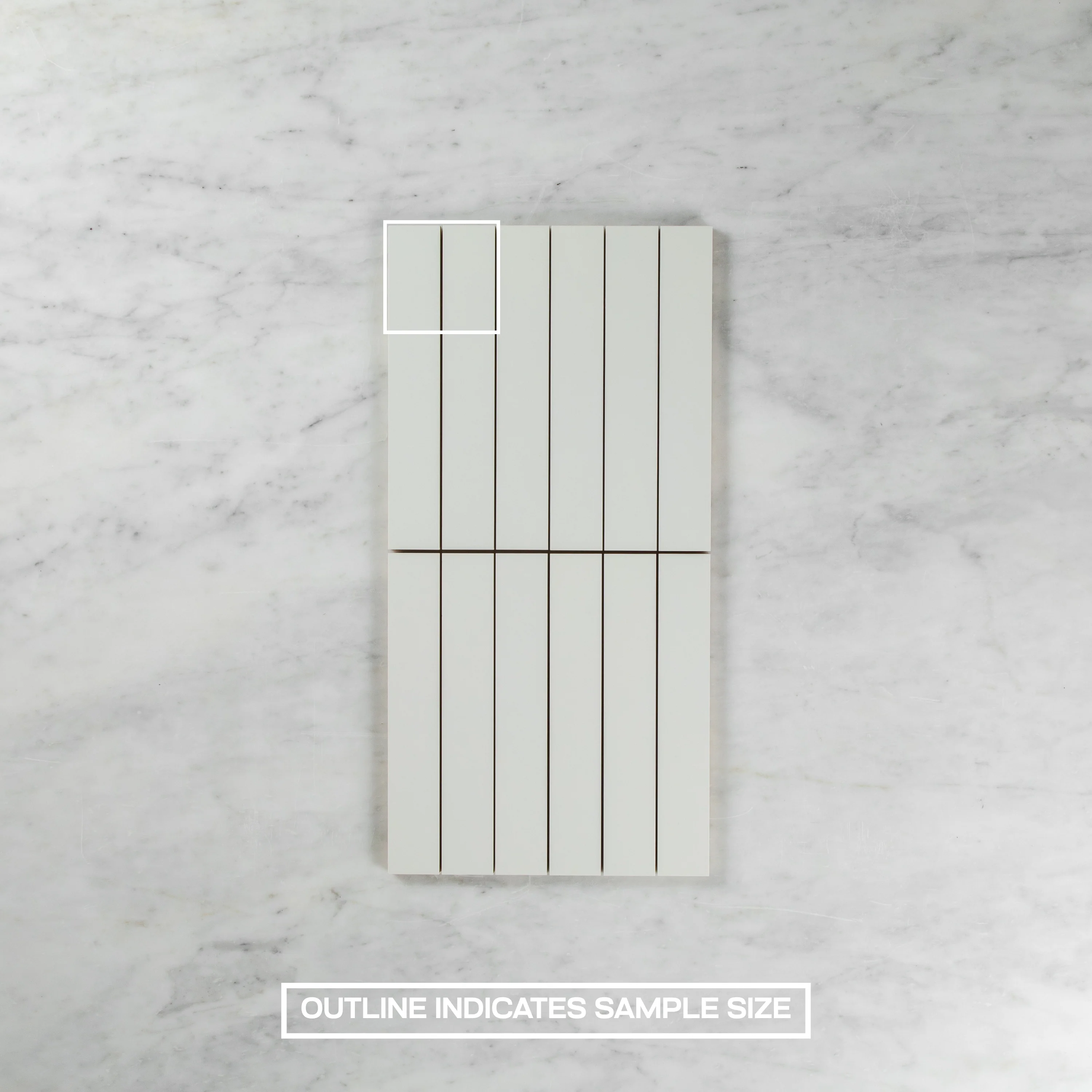 Matte White Rectified Mosaic - Image 4