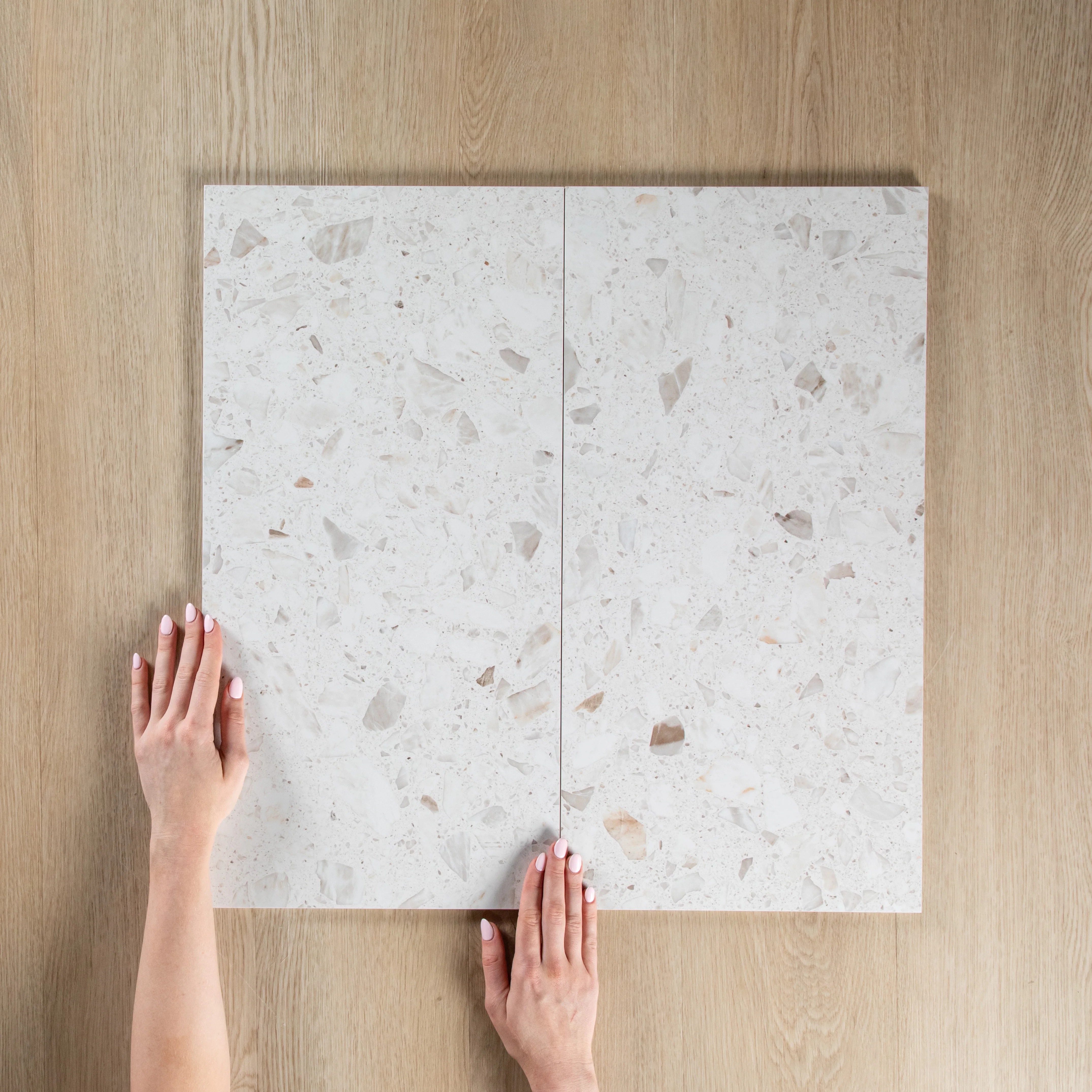 Antique Terrazzo Stone Marshmallow Matte Shine - Image 2