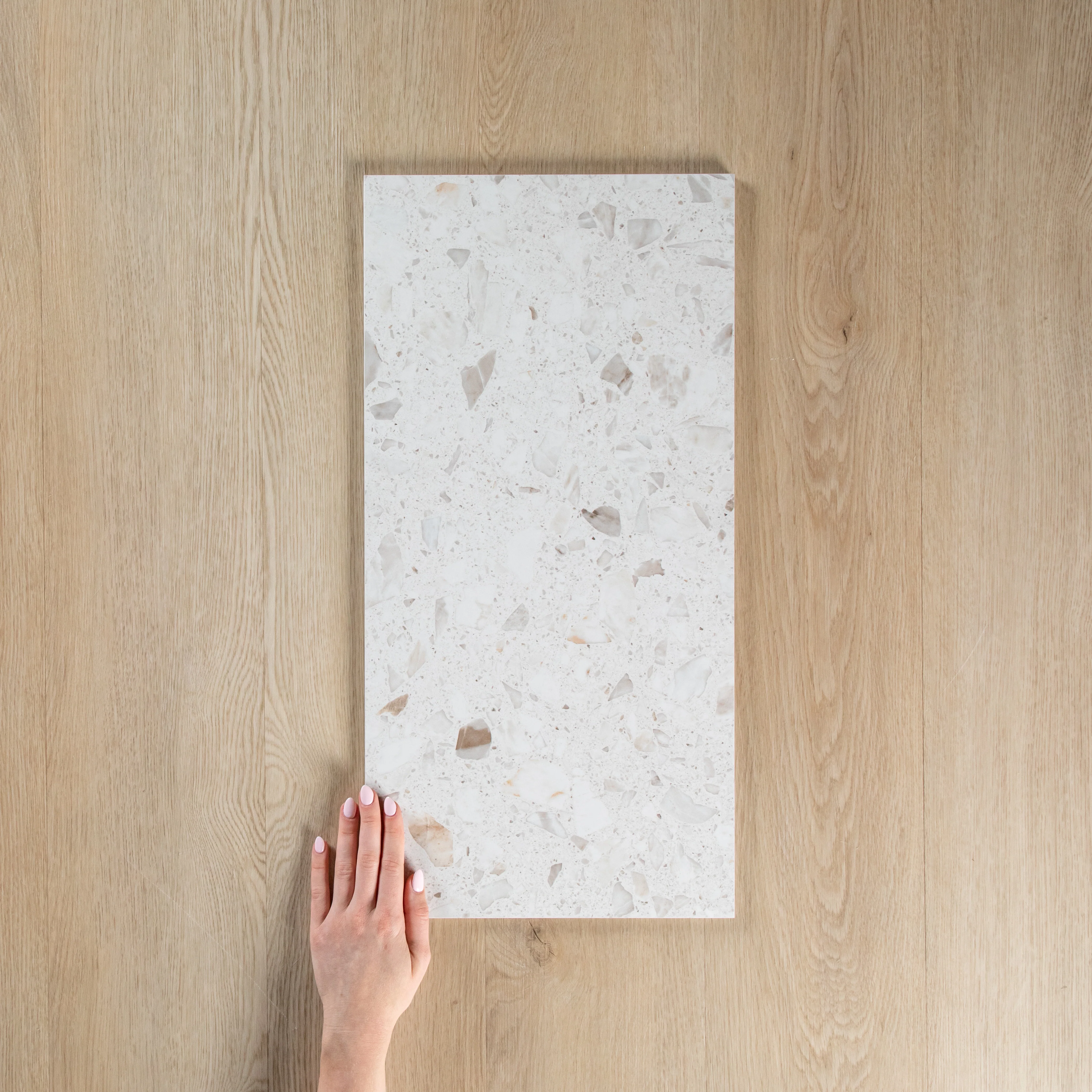 Antique Terrazzo Stone Marshmallow Matte Shine - Image 6