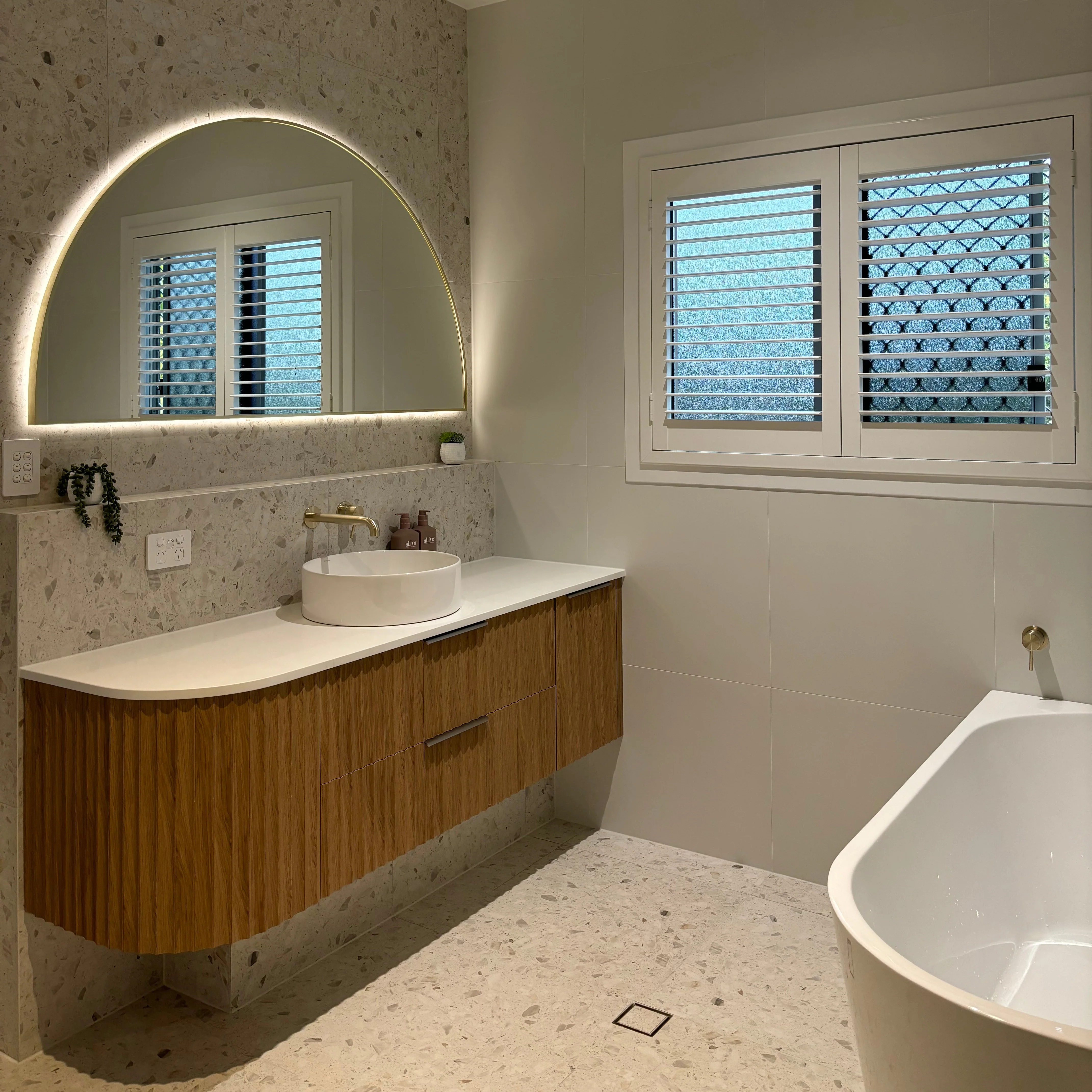 Antique Terrazzo Stone Marshmallow Matte Shine - Image 6