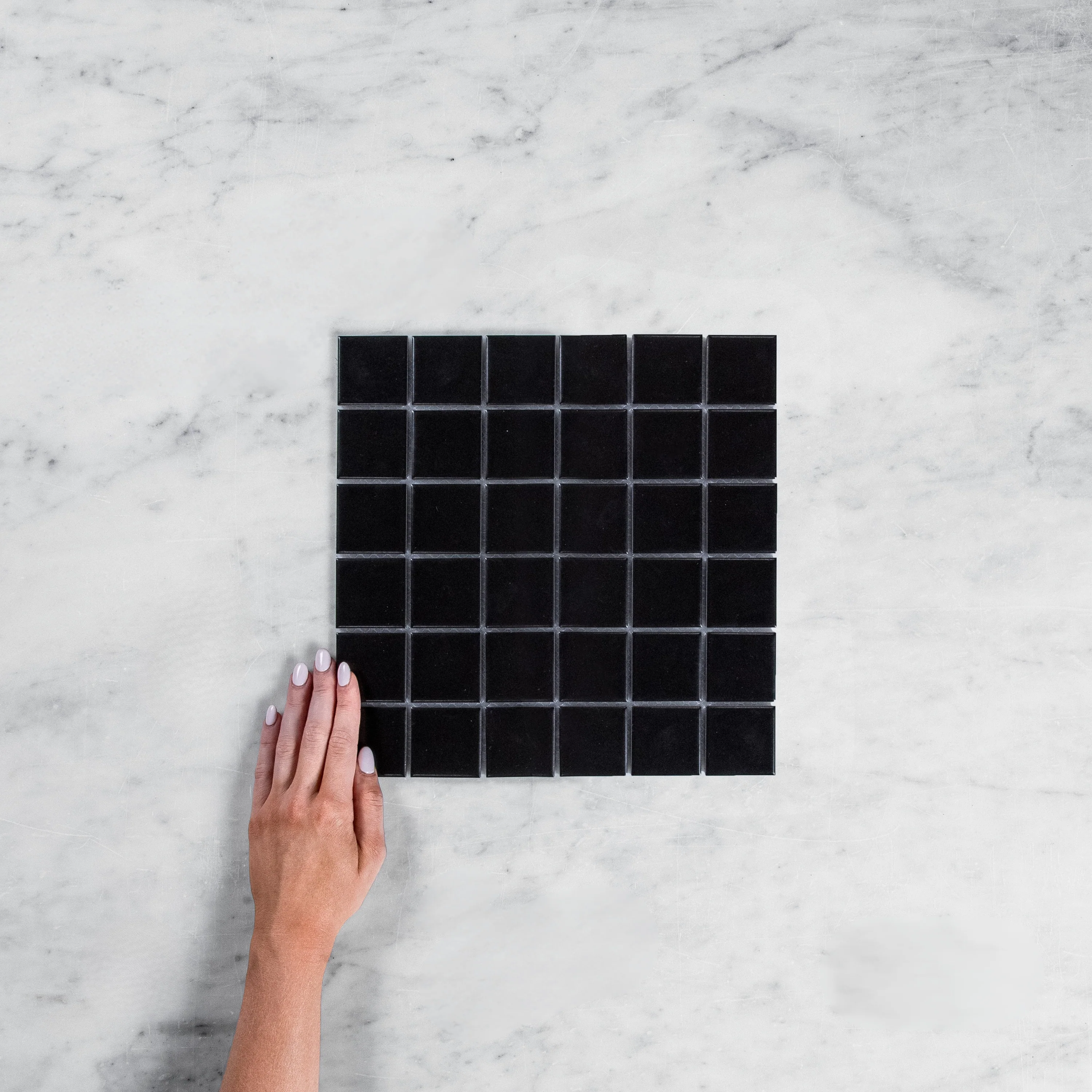 Black Matte 48 x 48 Mosaic