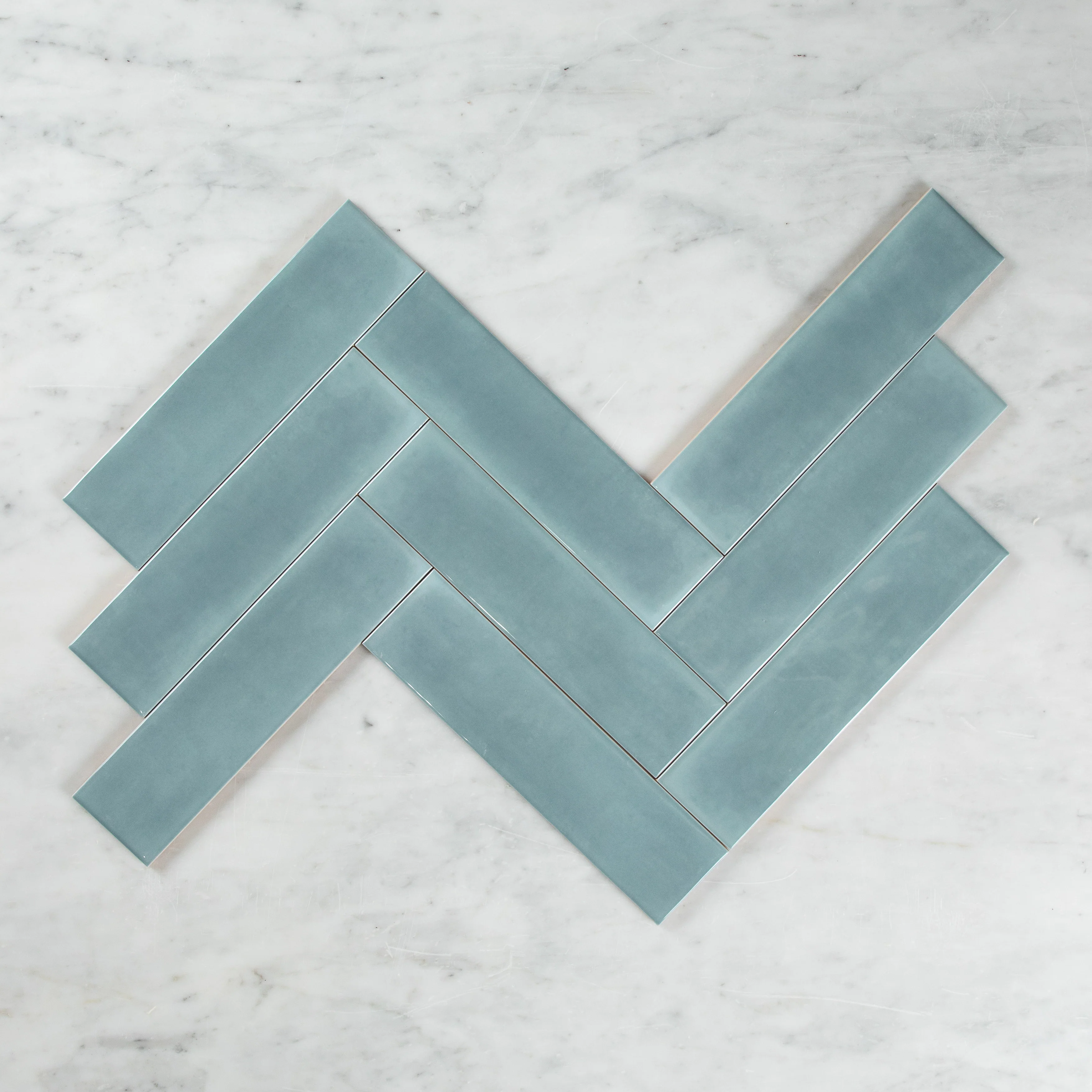 Boutique Baby Blue Gloss Subway Ripple - Image 7