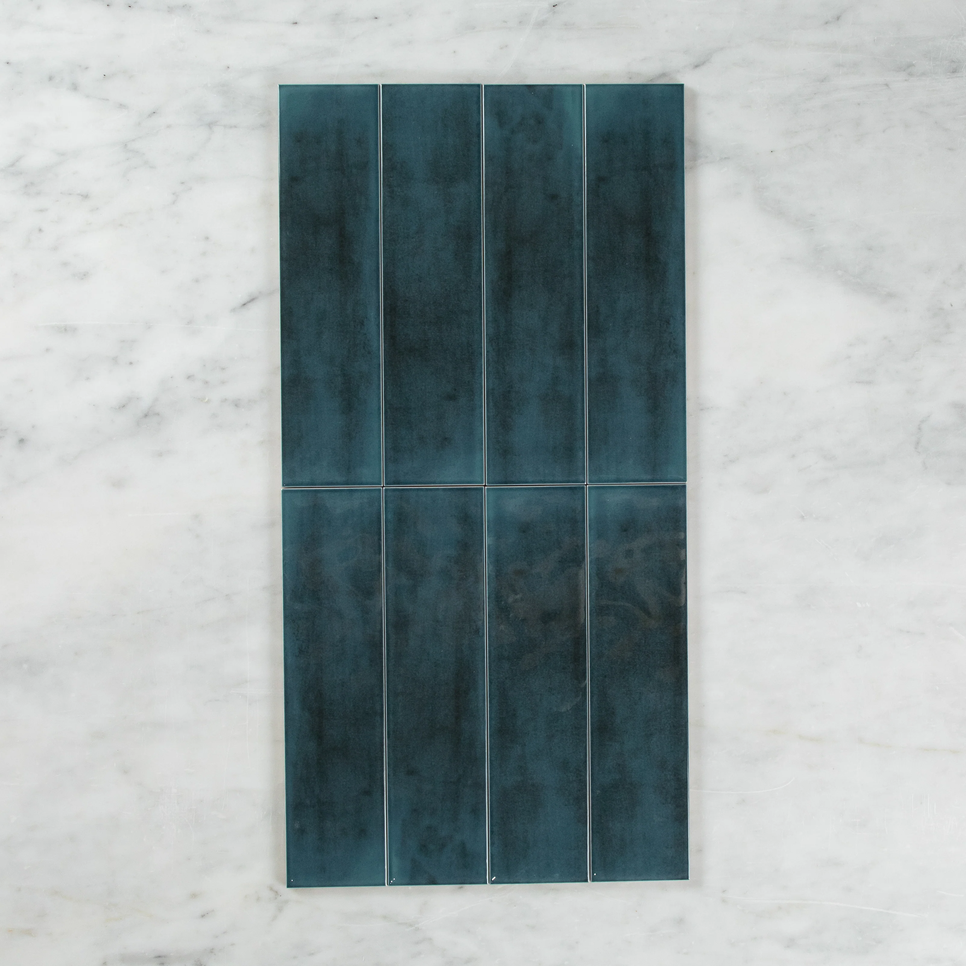 Boutique Navy Blue Gloss Subway Ripple