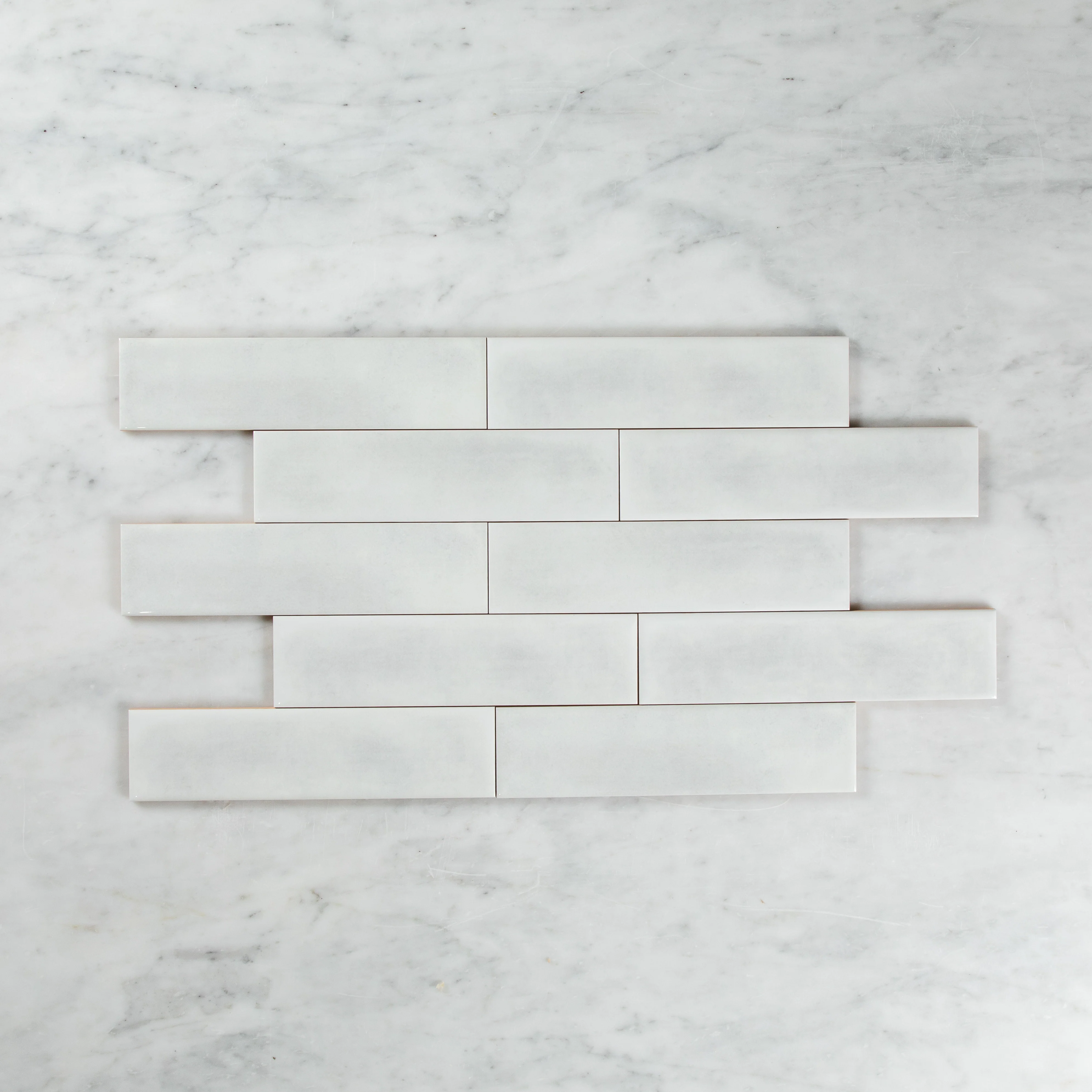 Boutique White Gloss Subway Ripple - Image 8