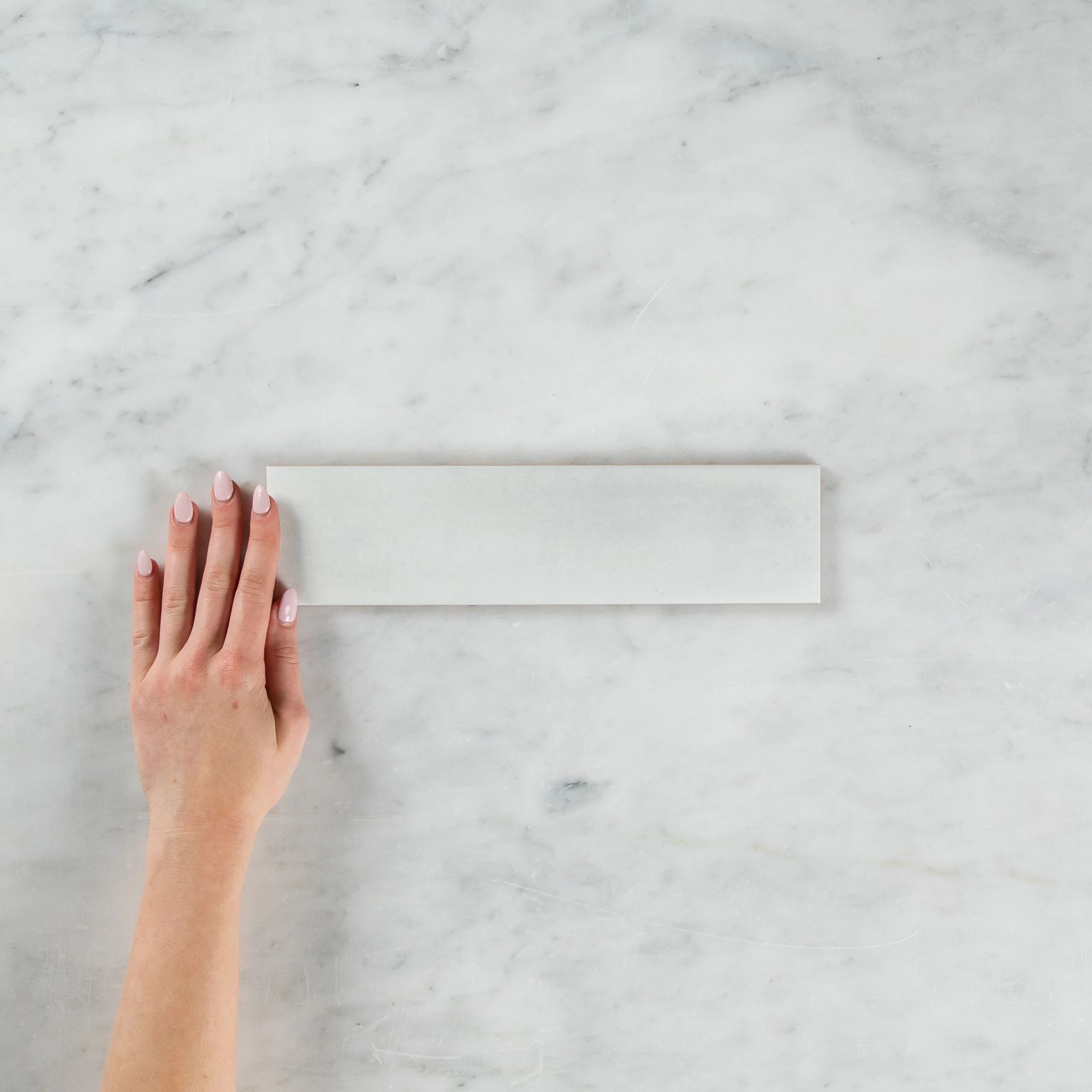 Boutique White Gloss Subway Ripple - Image 9