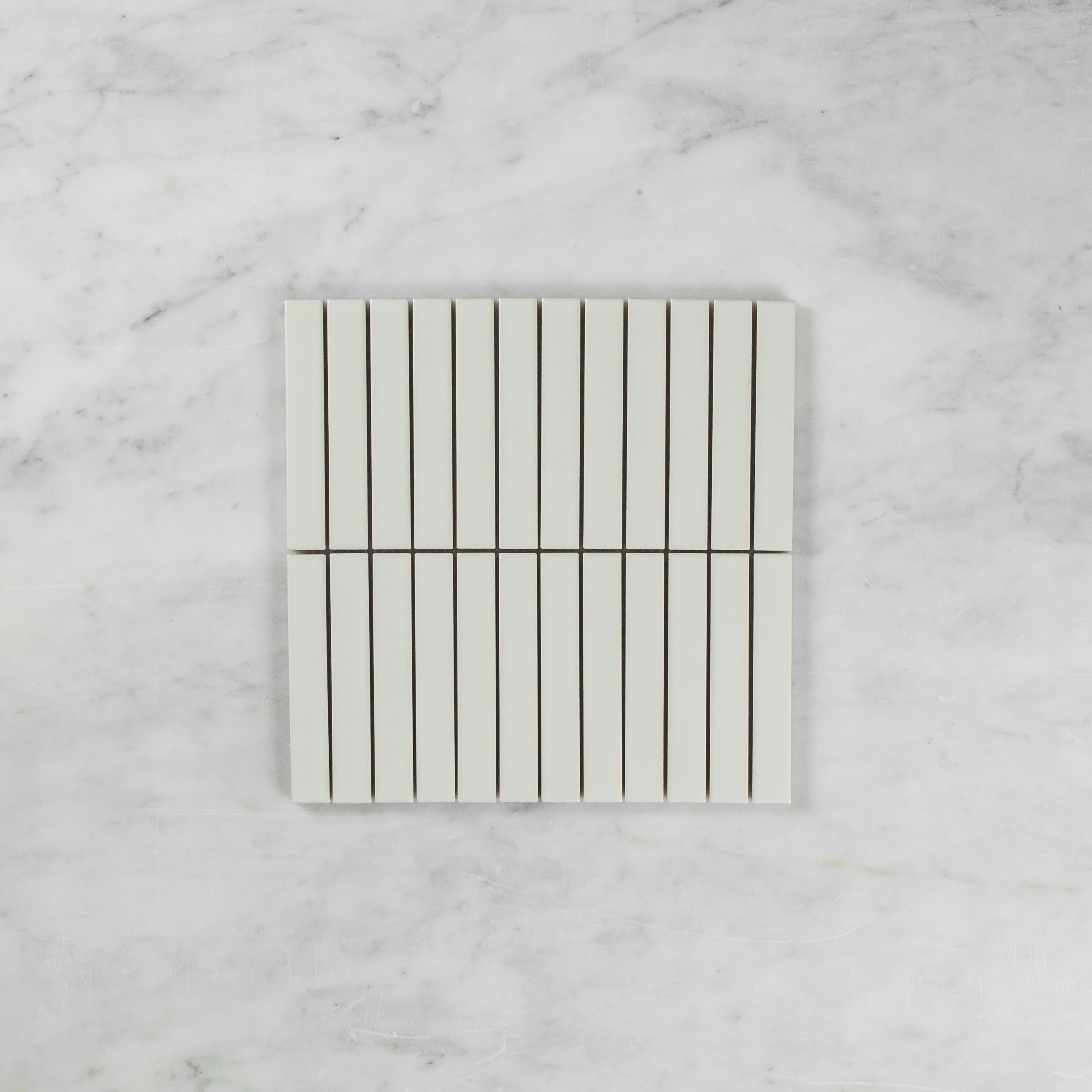 Byron Kit Kat Matte White Mosaic