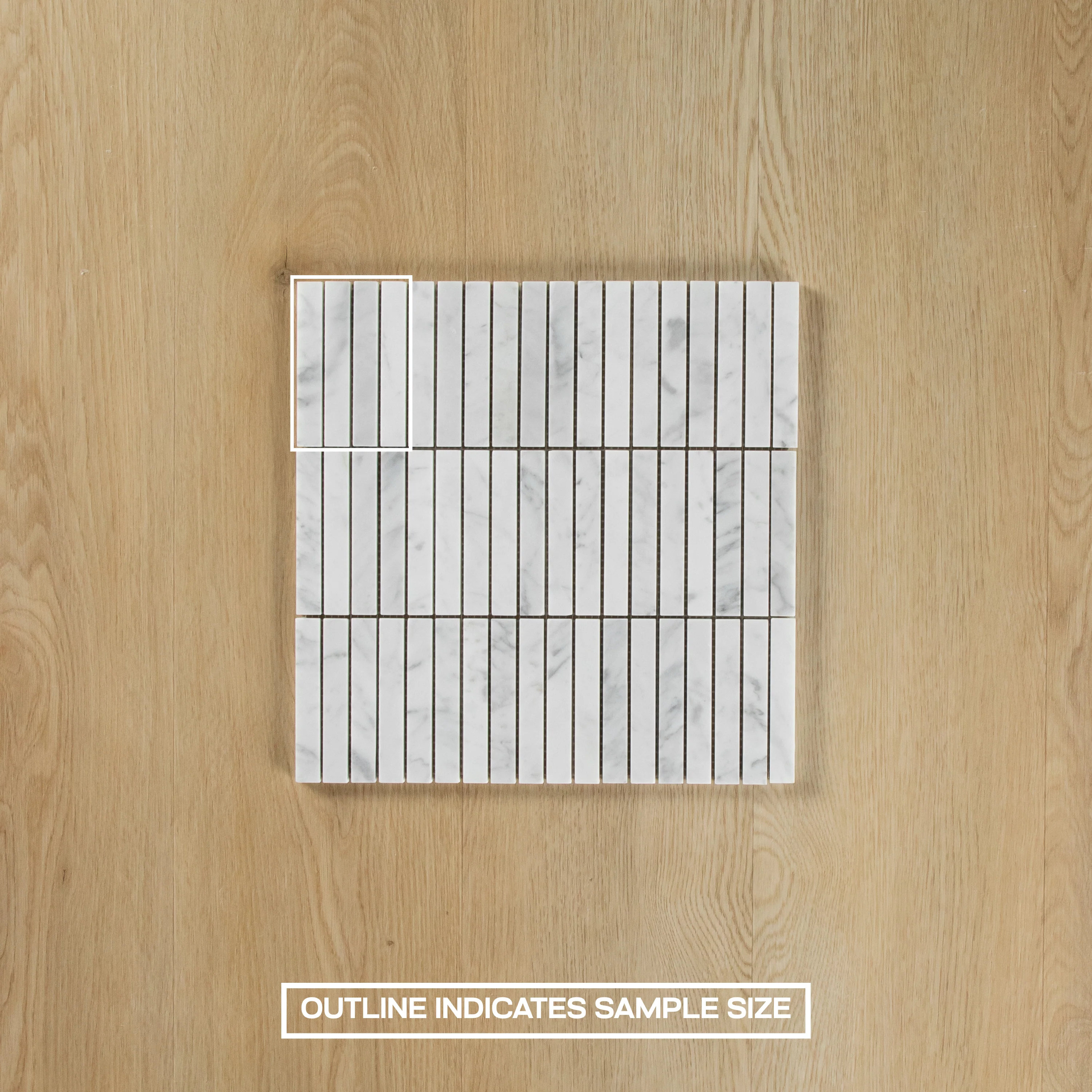 Carrara Marble Mosaic Kit Kat Natural Stone - Image 4