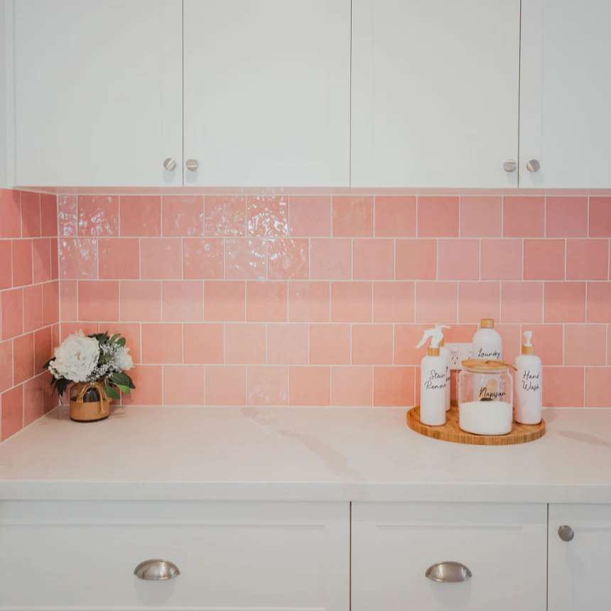 Casablanca Pink Gloss Square - Image 3