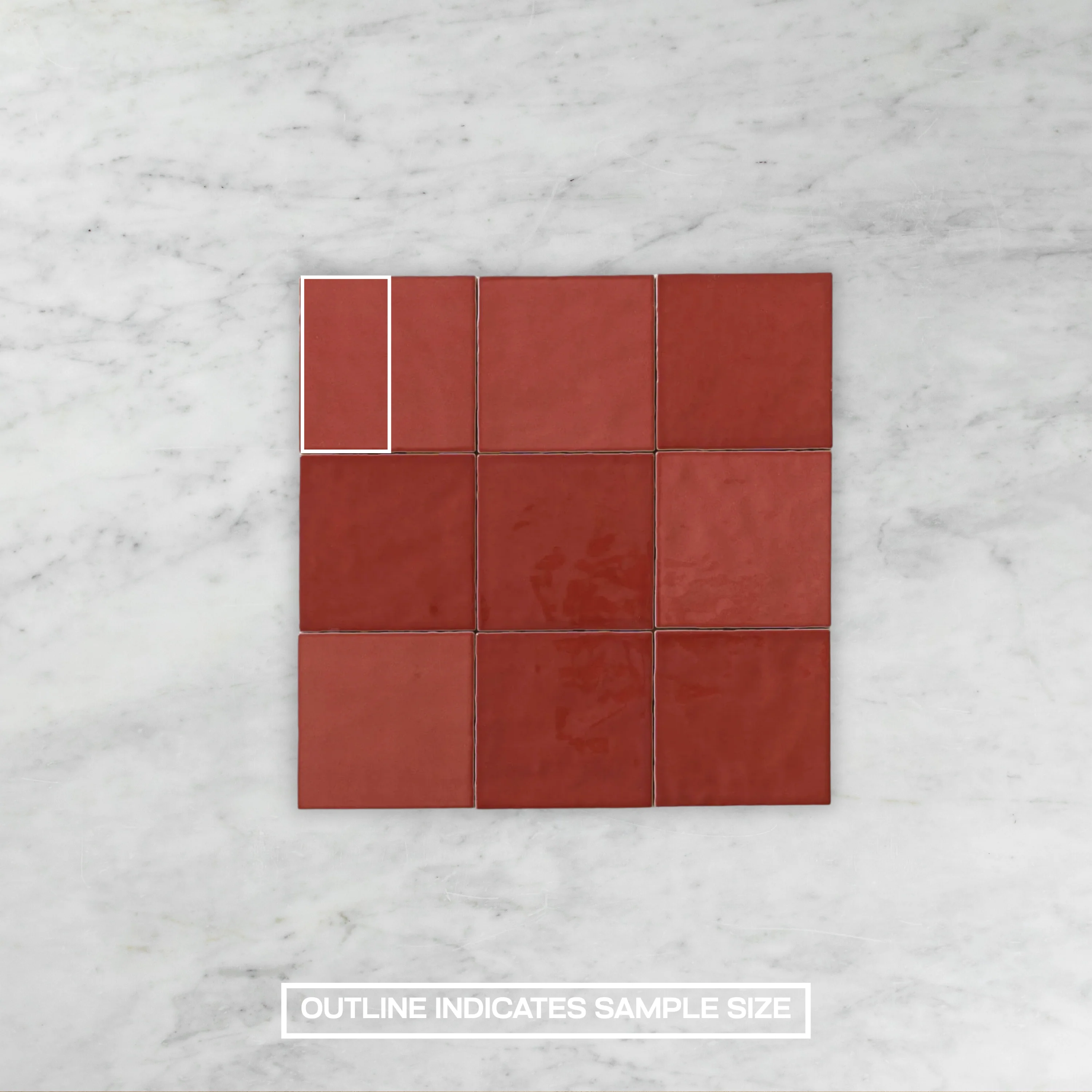 Casablanca Red Gloss Square - Image 4