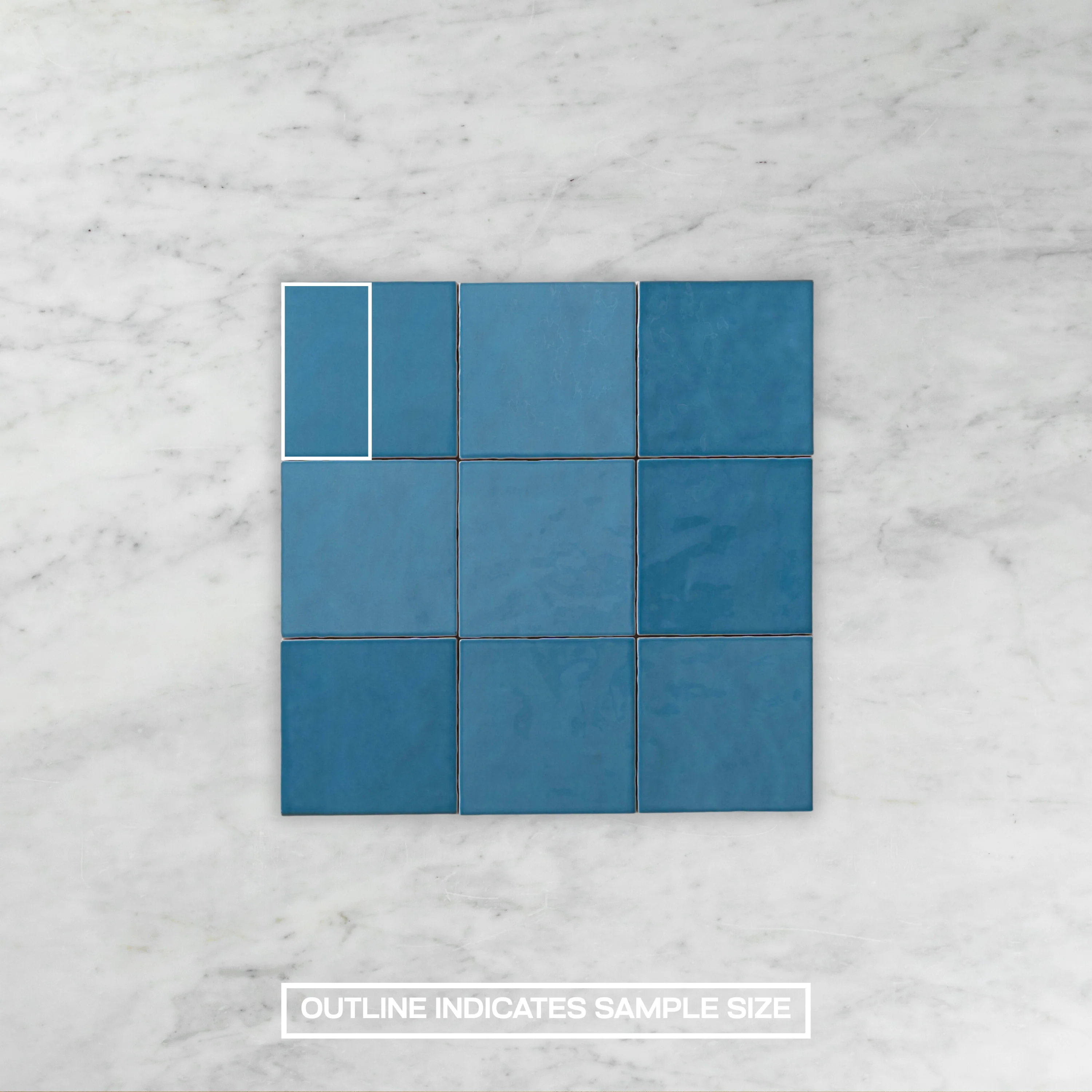 Casablanca Sky Blue Gloss Square - Image 4