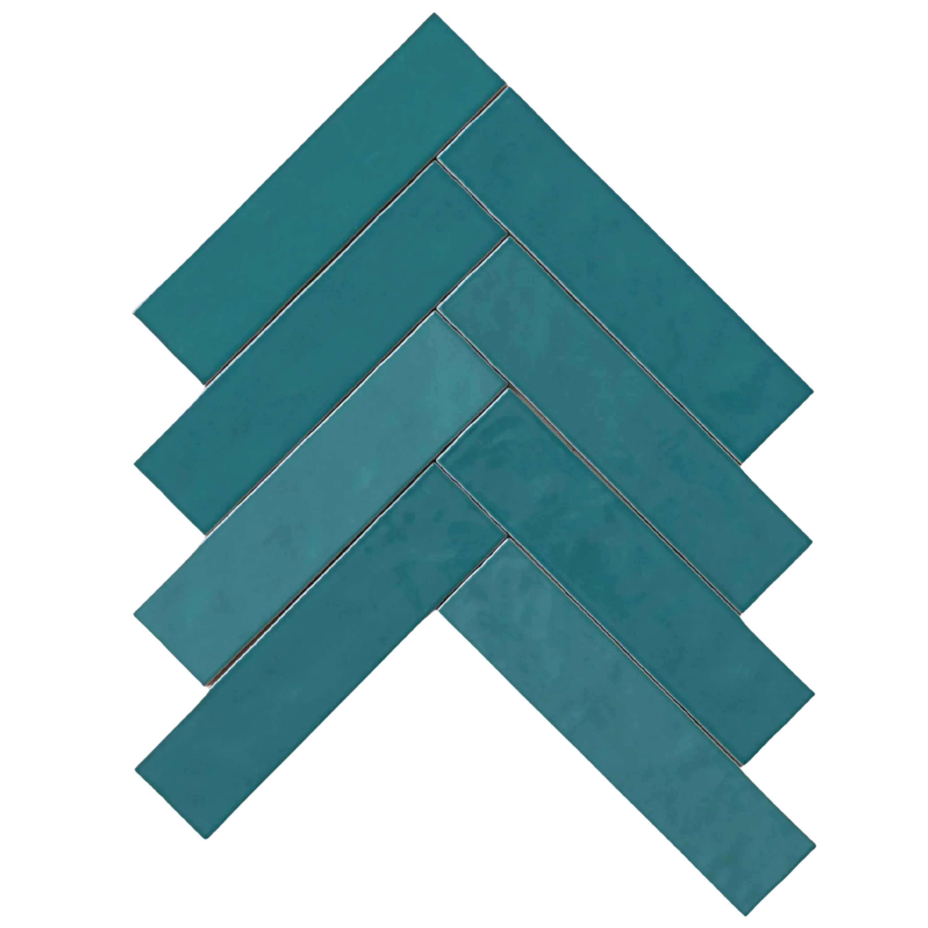 Casablanca Turquoise Blue Gloss Subway - Image 3