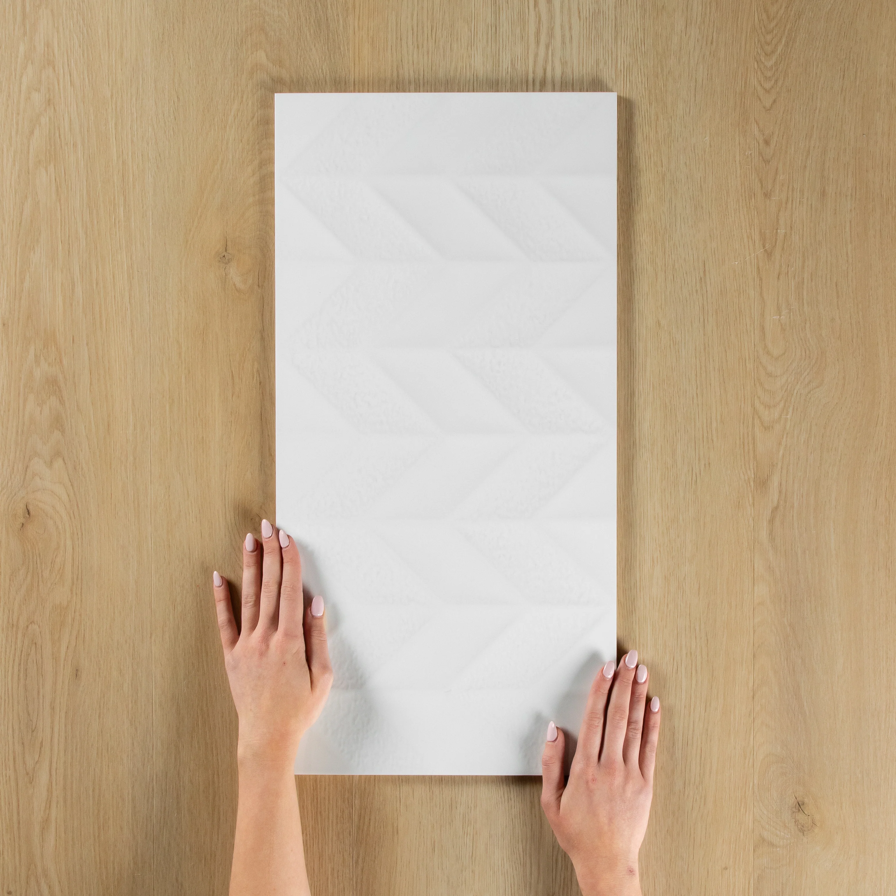 Chevron White Gloss - Image 5
