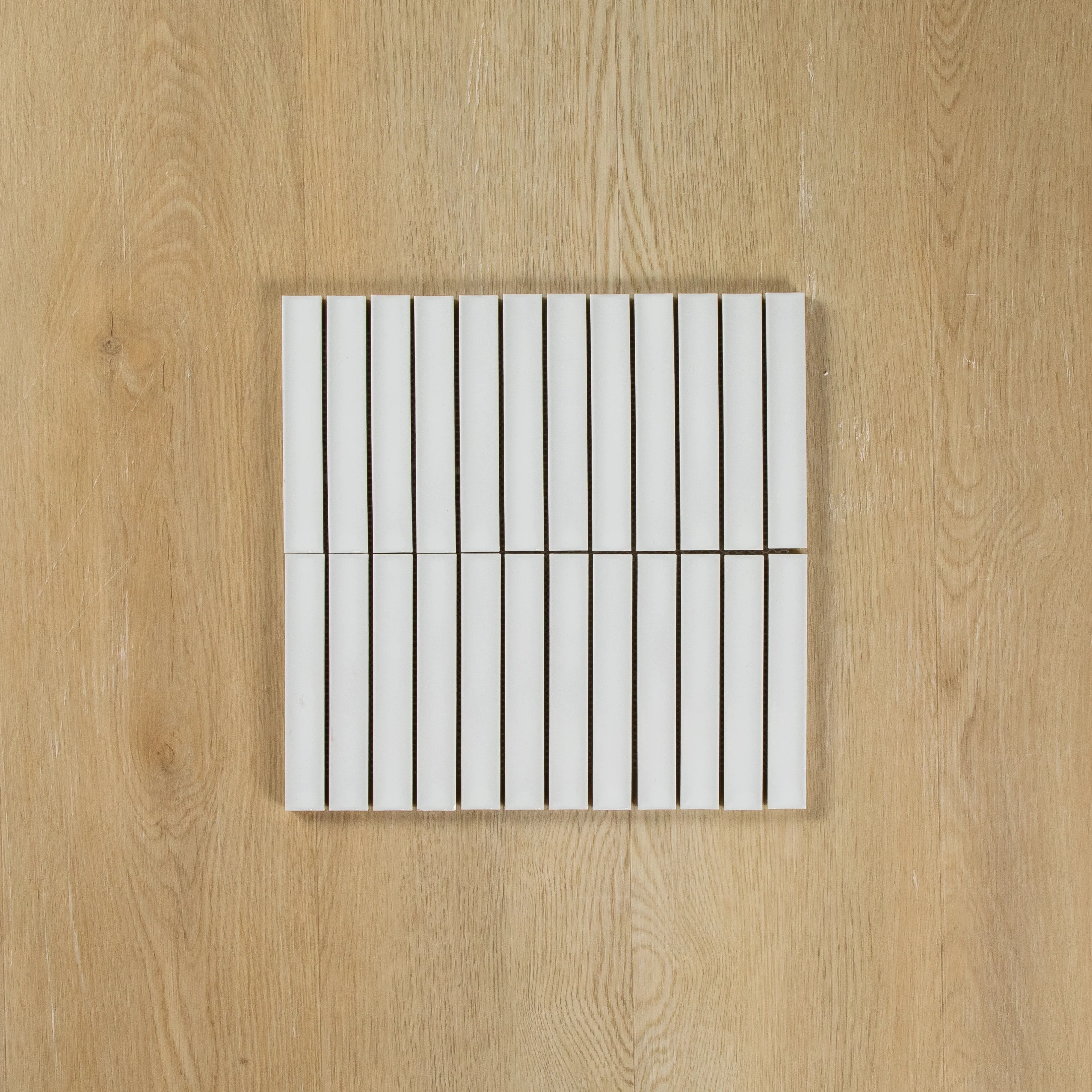Clovelly Snow White Gloss Concave Kit Kat Mosaic - Image 3