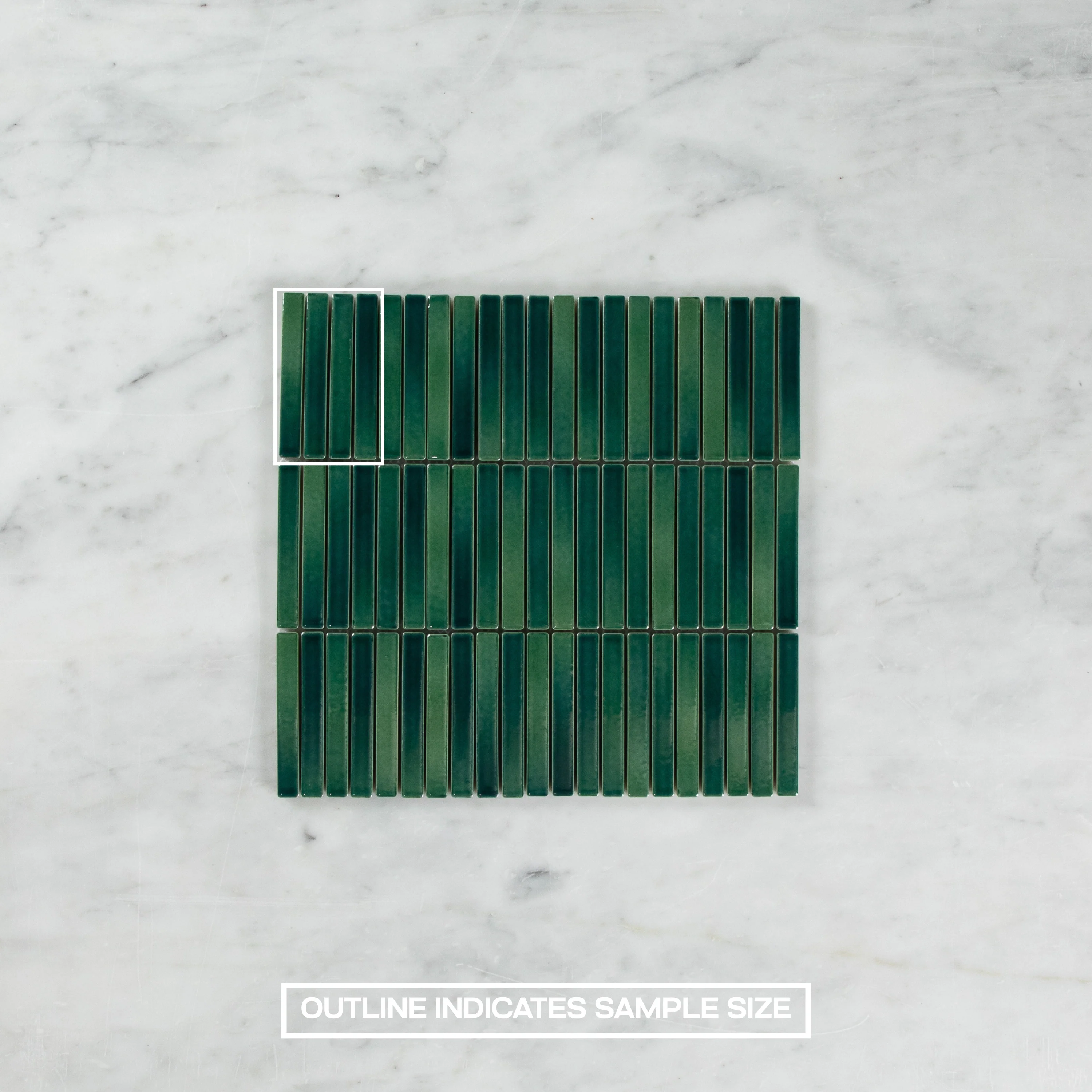 Cottesloe Antique Forrest Green Kit Kat Mosaic - Image 4