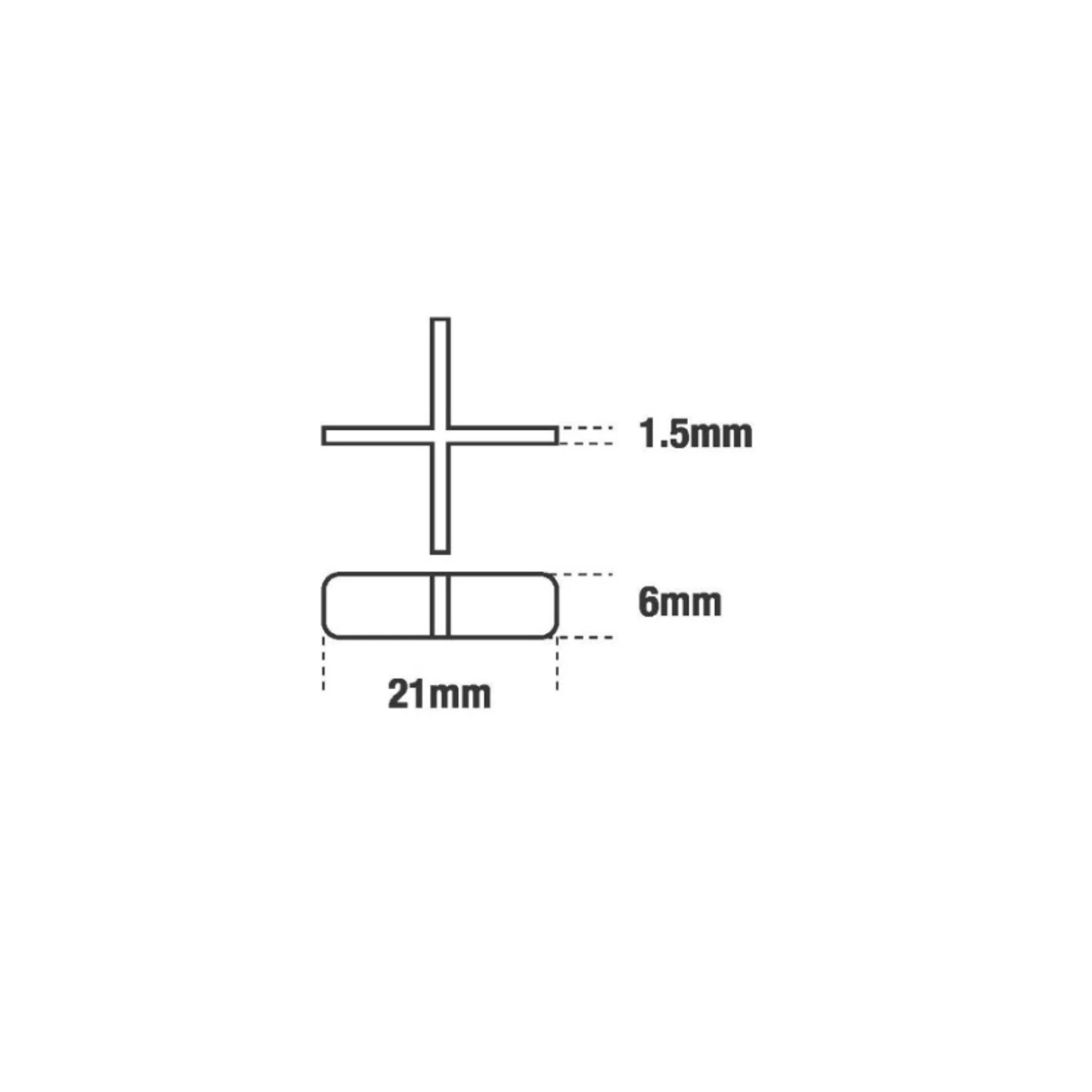 Deep Spacers 1.5mm  500 Pieces - Image 2
