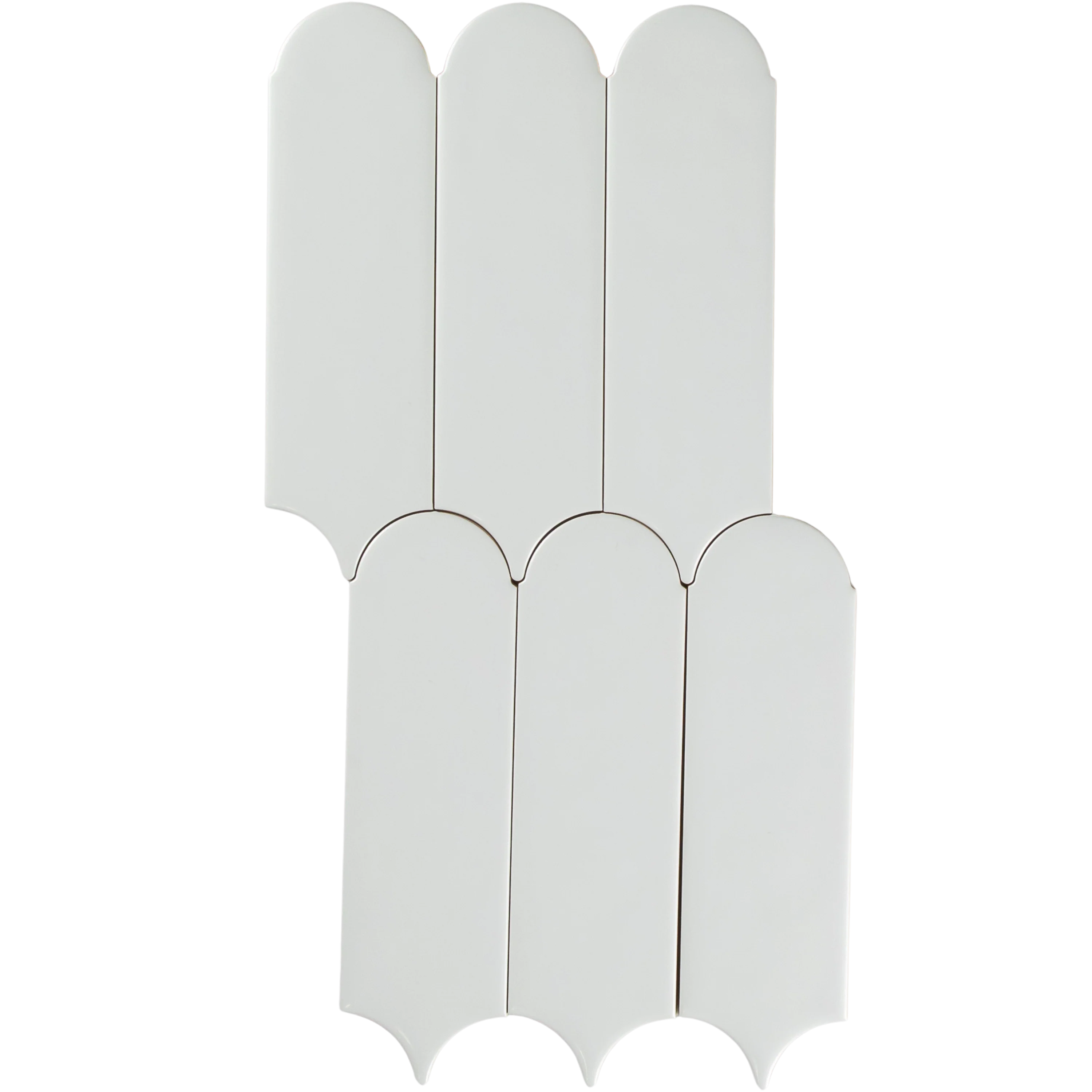 Flemmington Feather White Ripple Matte - Image 3