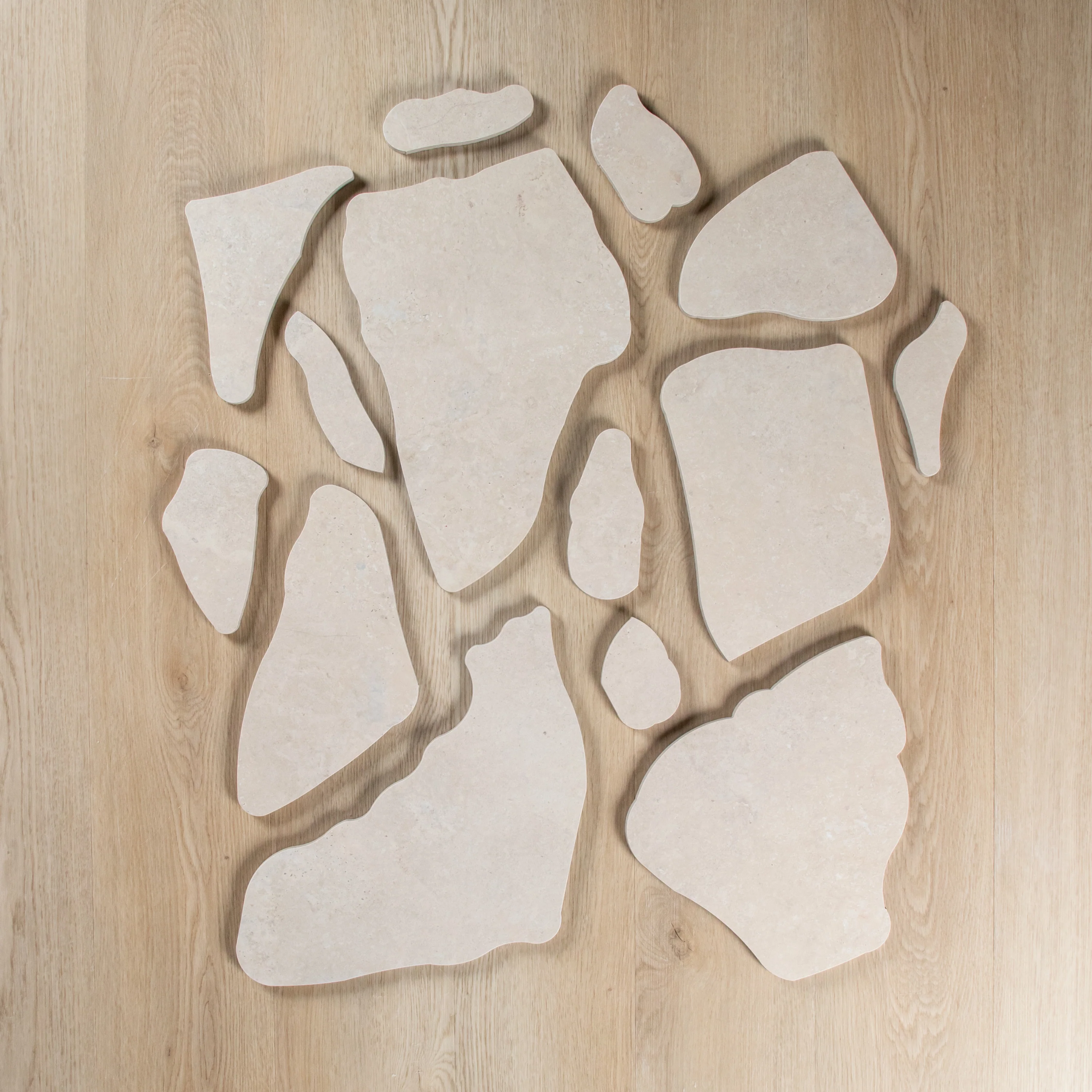 French Stone Beige Crazy Pave