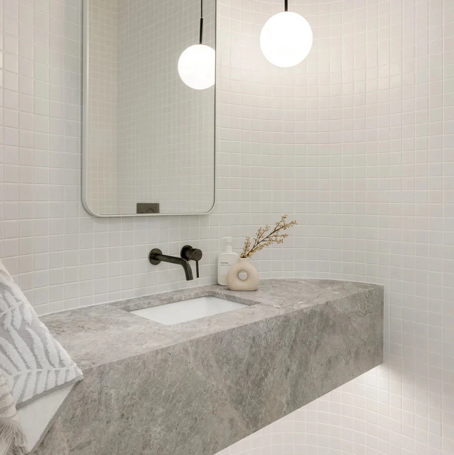White Matte 48 x 48 Mosaic - Image 2
