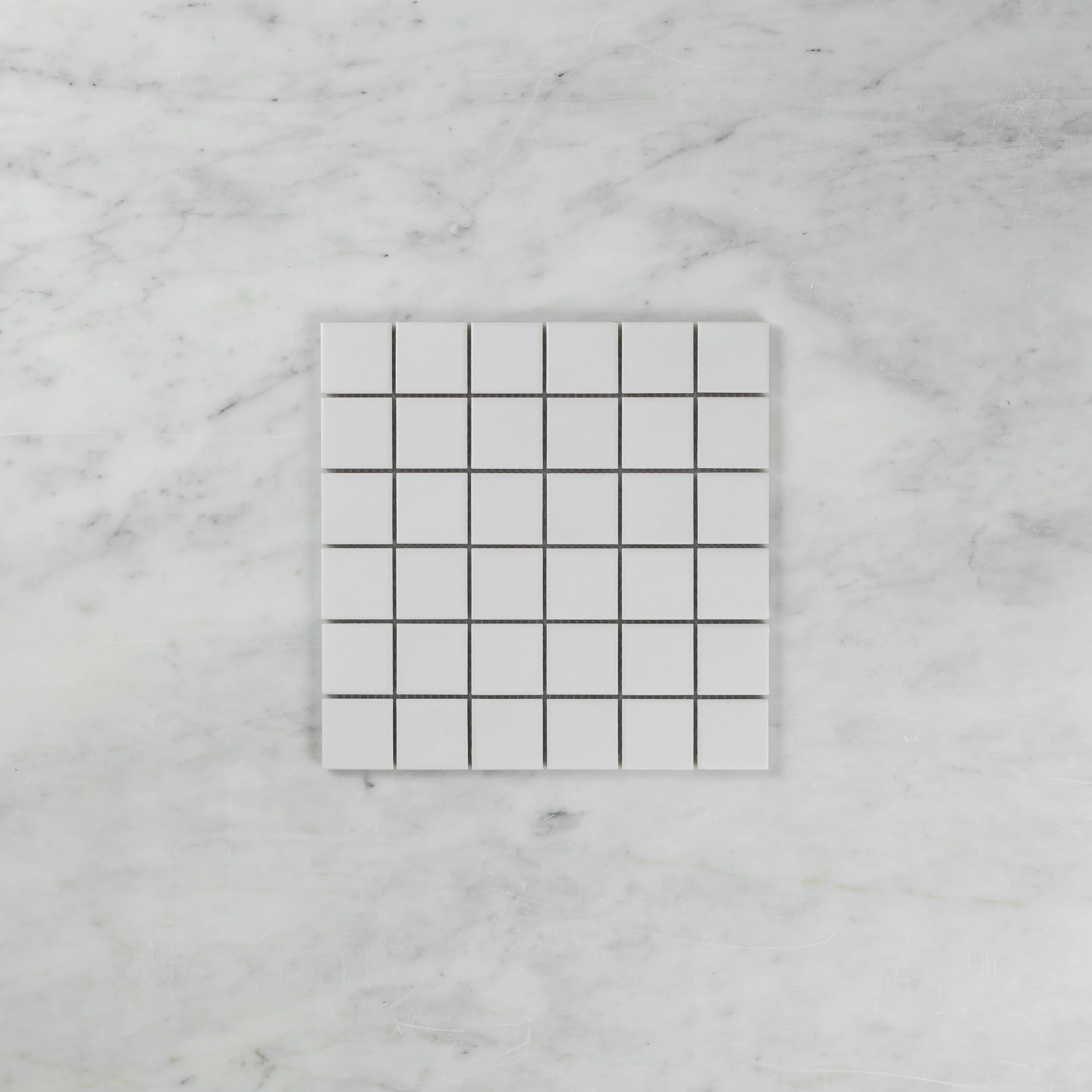White Matte 48 x 48 Mosaic - Image 8