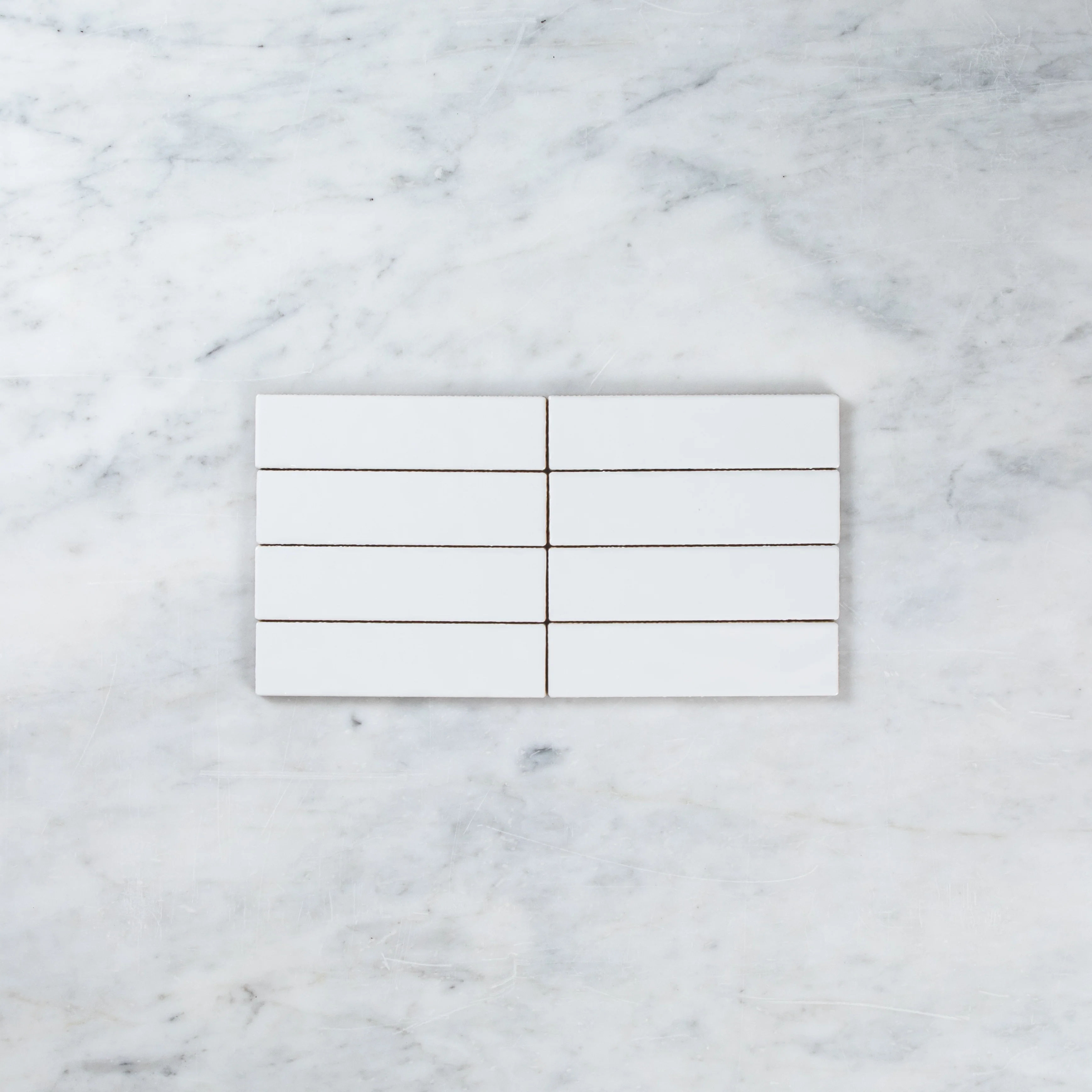Noosa White Gloss Wave Subway - Image 4
