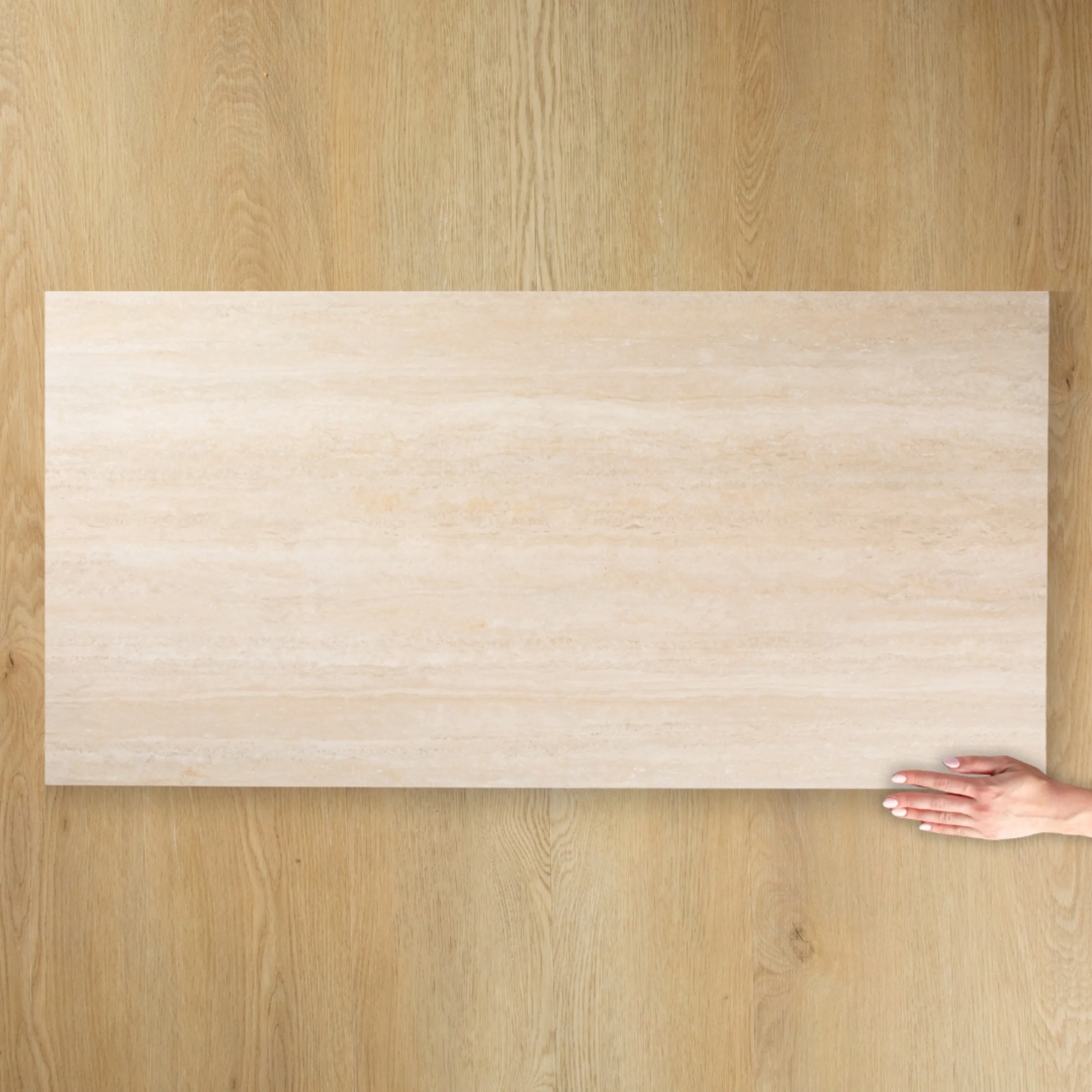 Norcia Vein Cut Beige In Out - Image 2