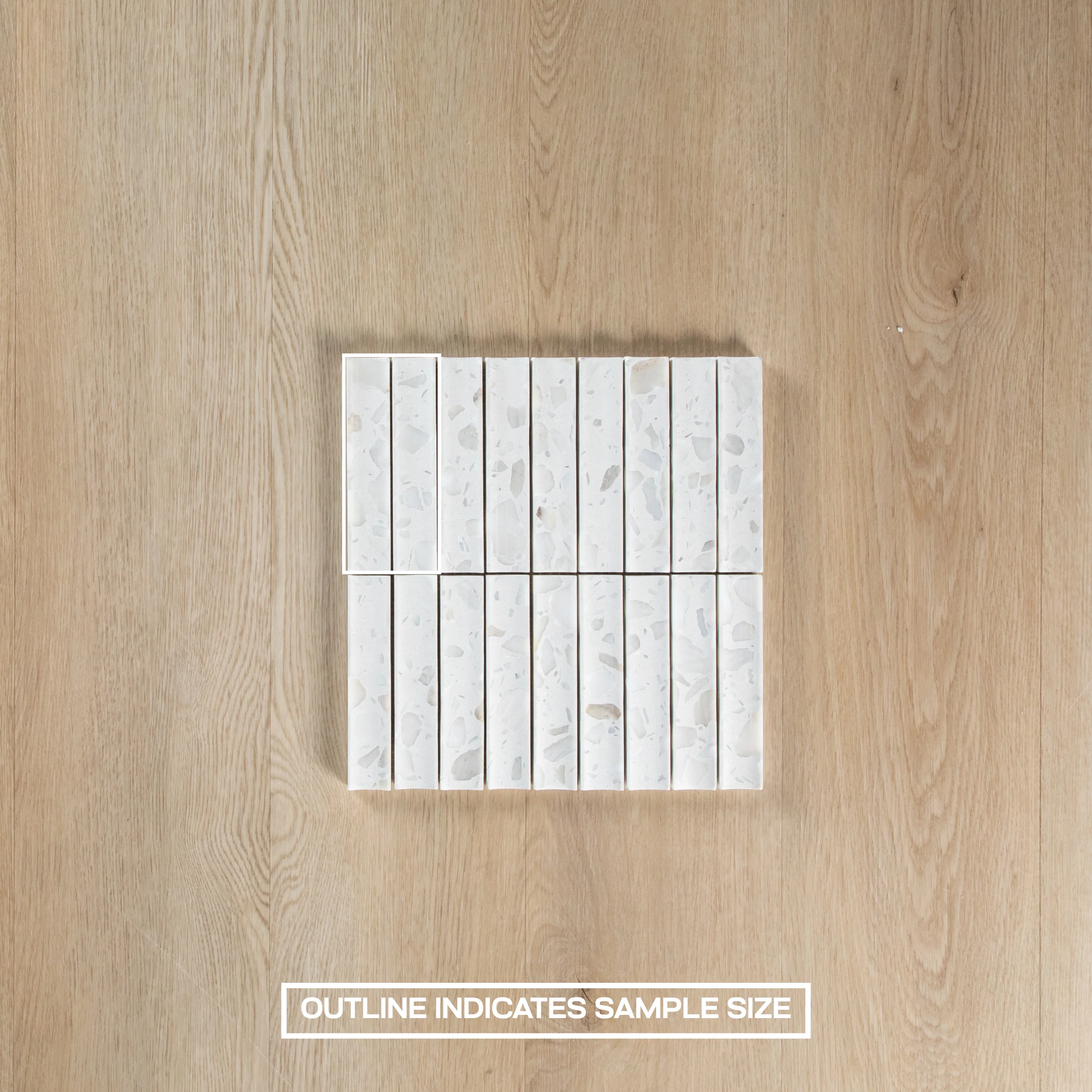 Real Terrazzo & Stone Honed Concave Mosaic - Image 4