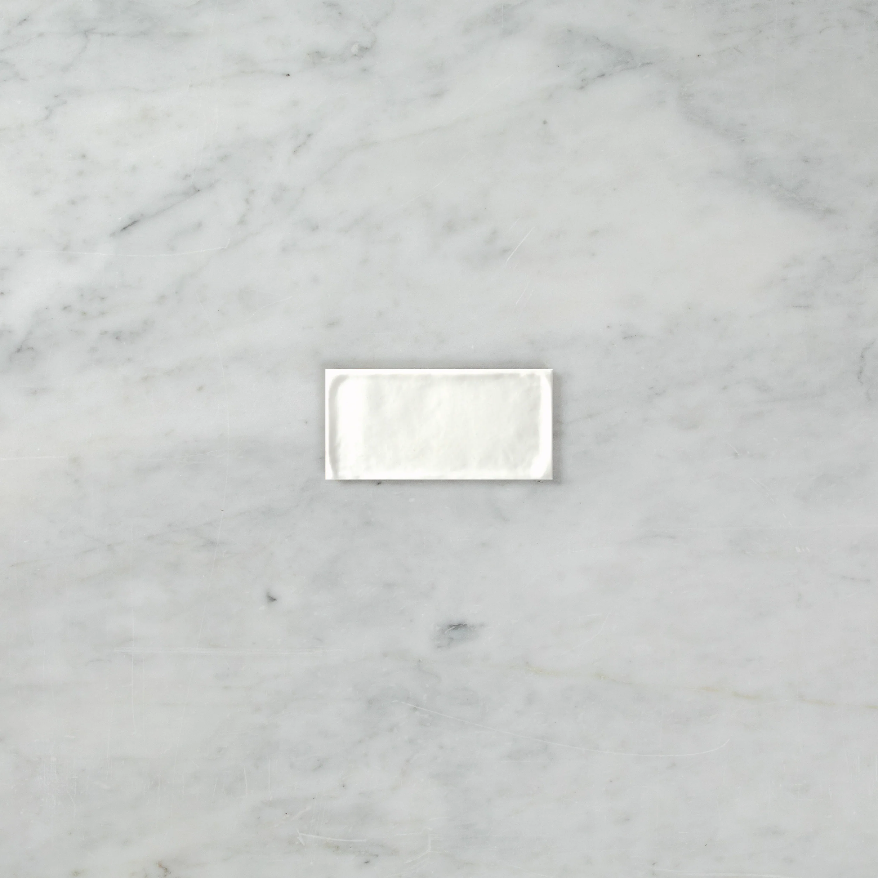 Tavella Satin Talco White Matte