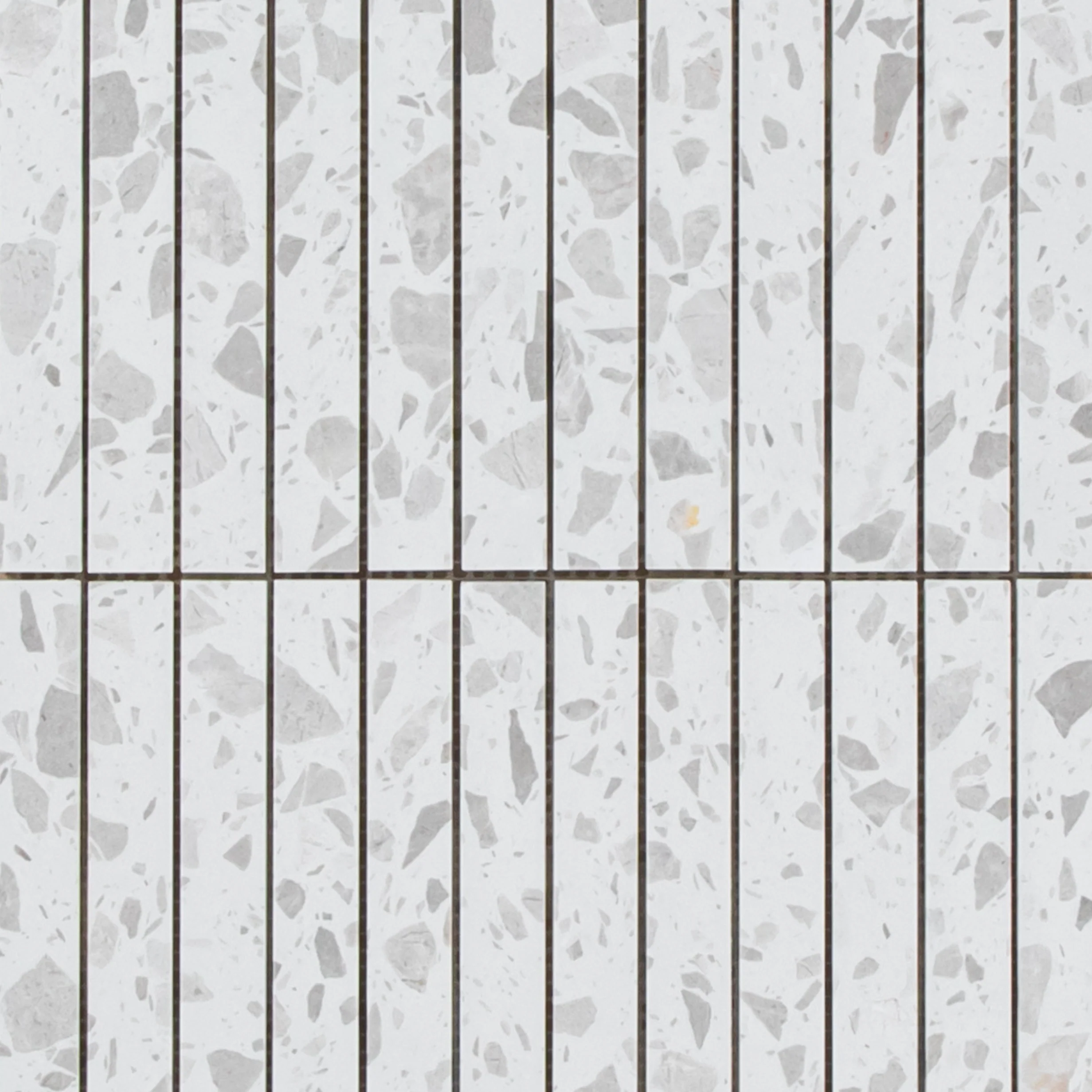 Terrazzo Grey Honed Pumice Kit Kat Mosaic - Image 2