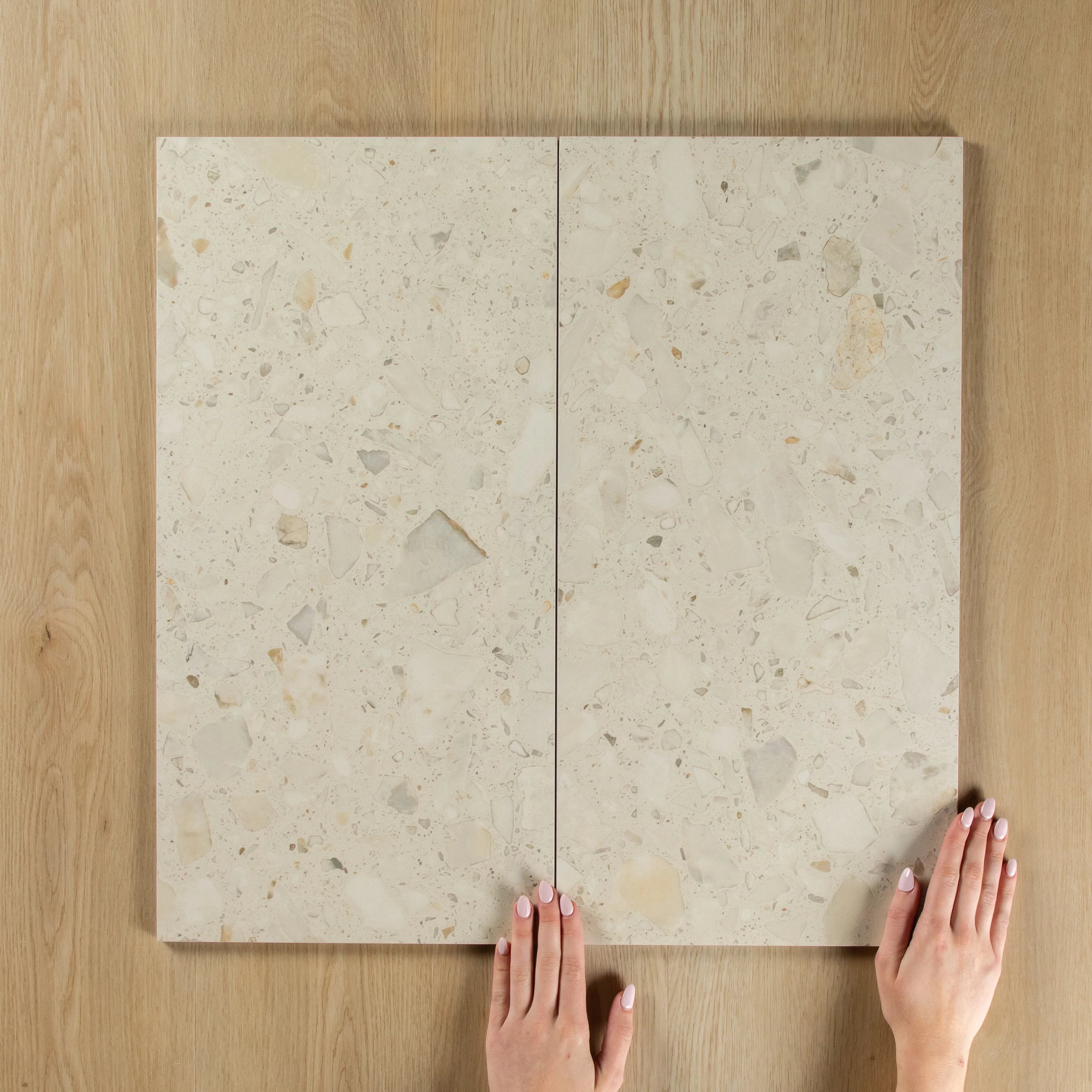 Terrazzo Stone White In Out - Image 5