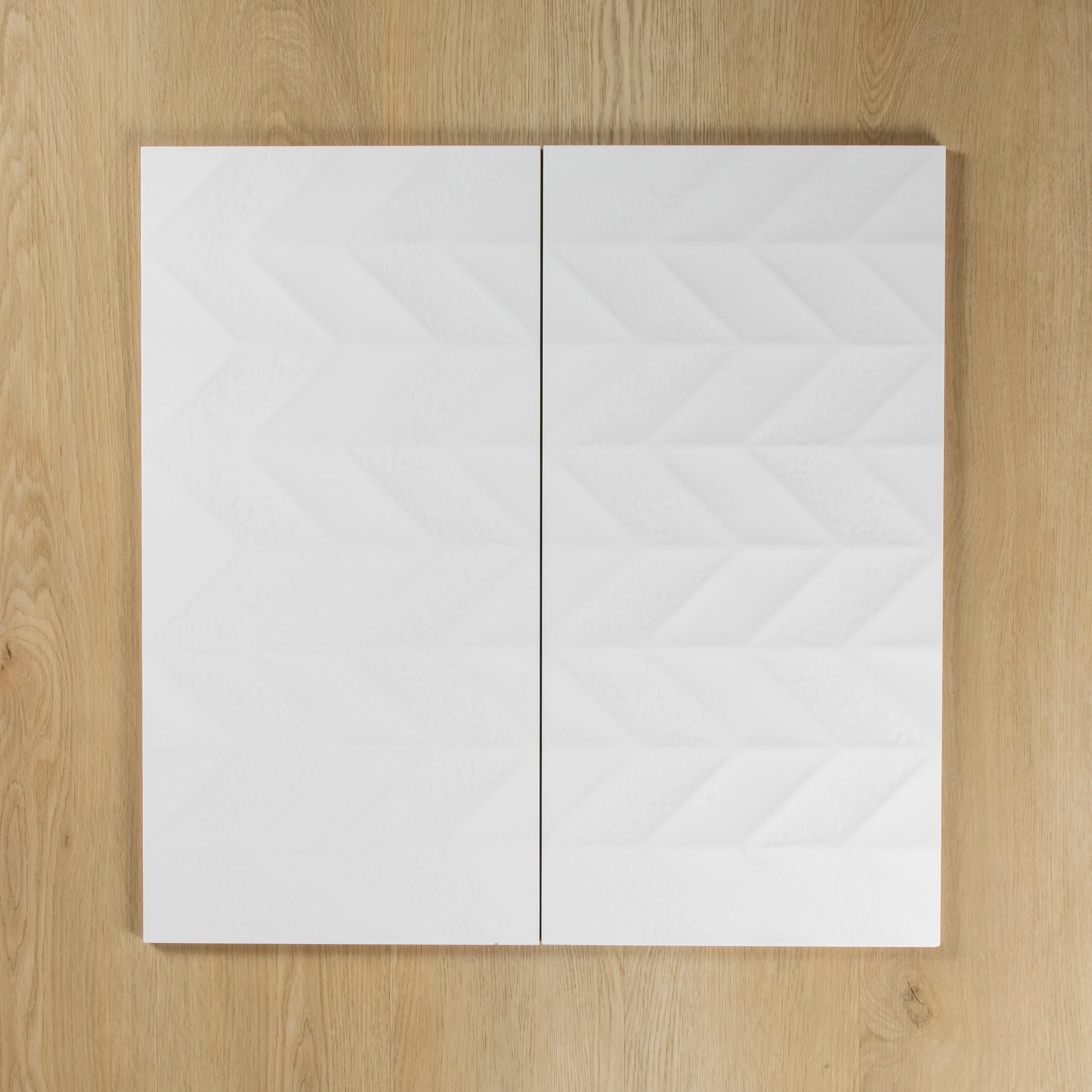 Chevron White Matte - Image 8