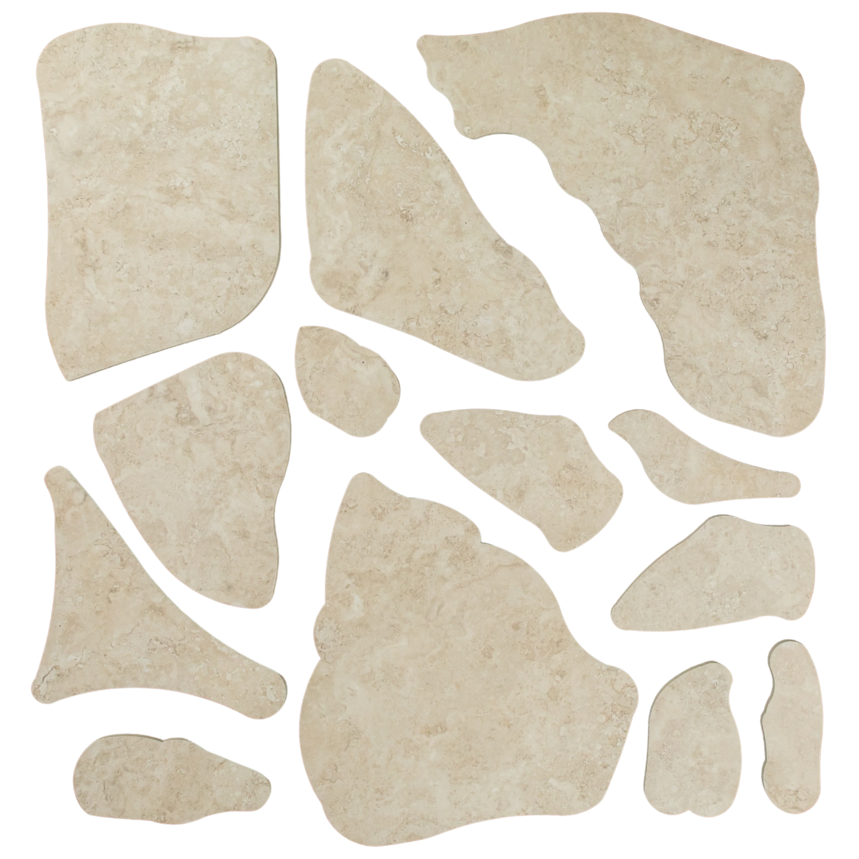 Travertine Stone Ivory Crazy Pave In Out - Image 3