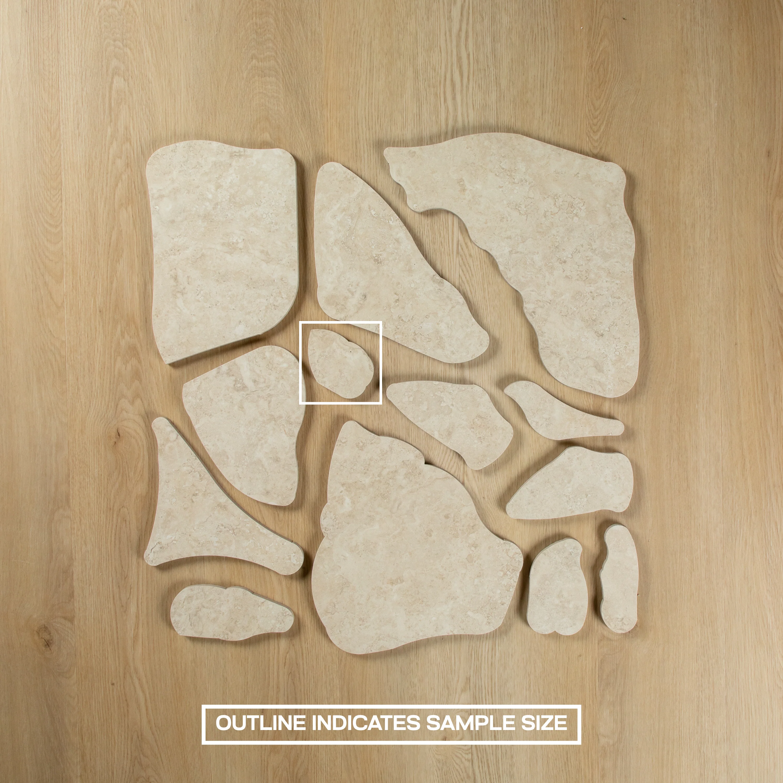 Travertine Stone Ivory Crazy Pave In Out - Image 4