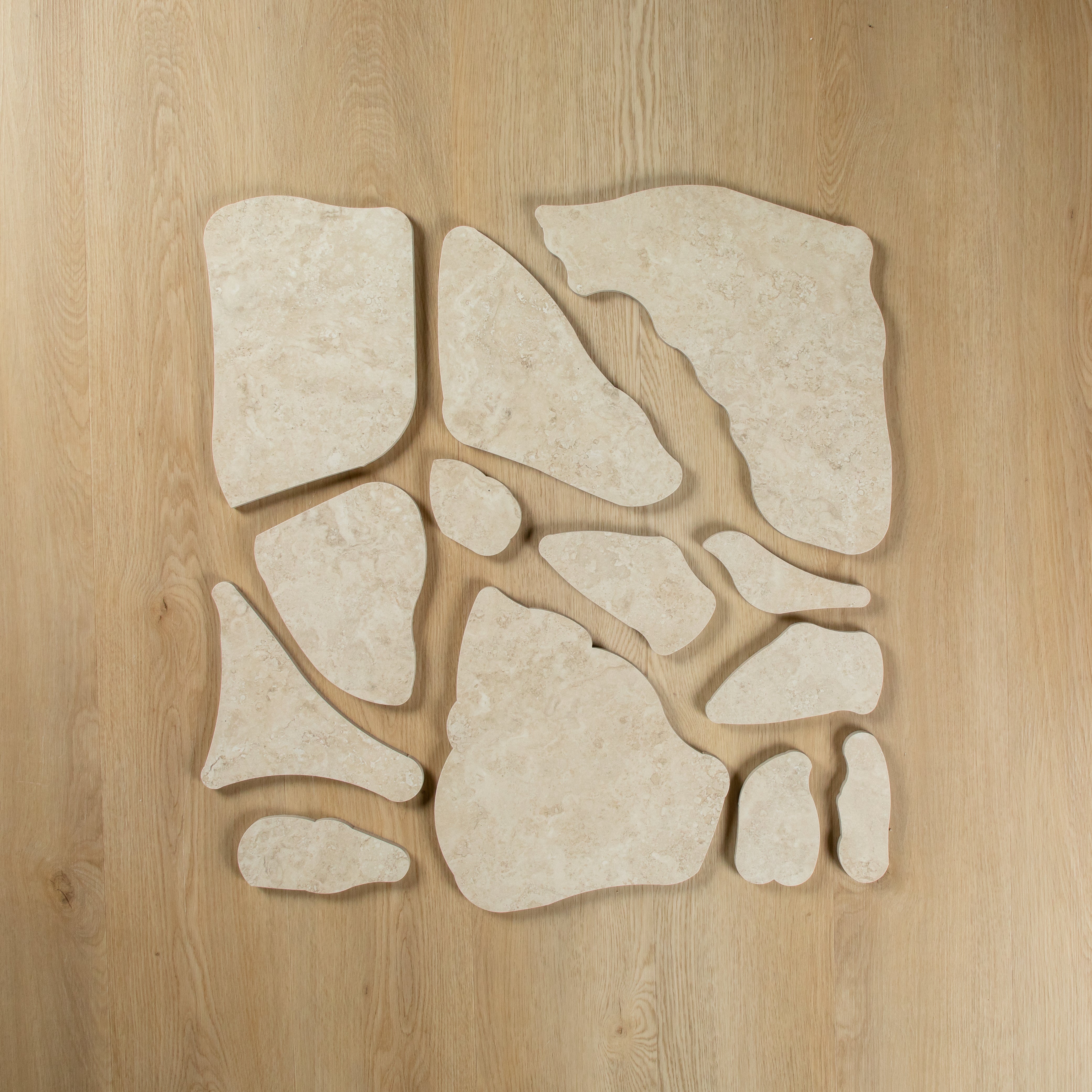 Travertine Stone Ivory Crazy Pave In Out - Image 5