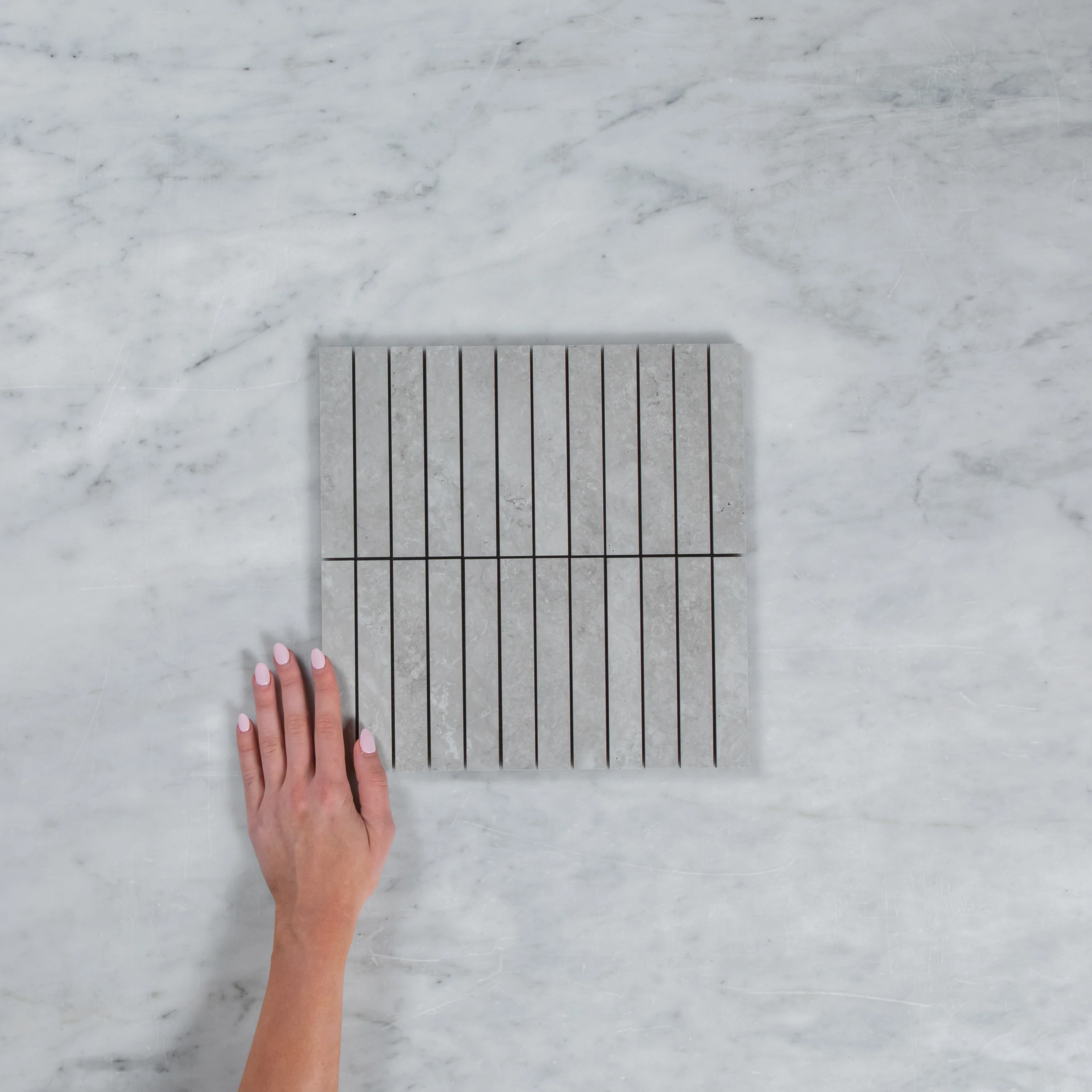Vent Light Grey Finger Mosaic - Image 2