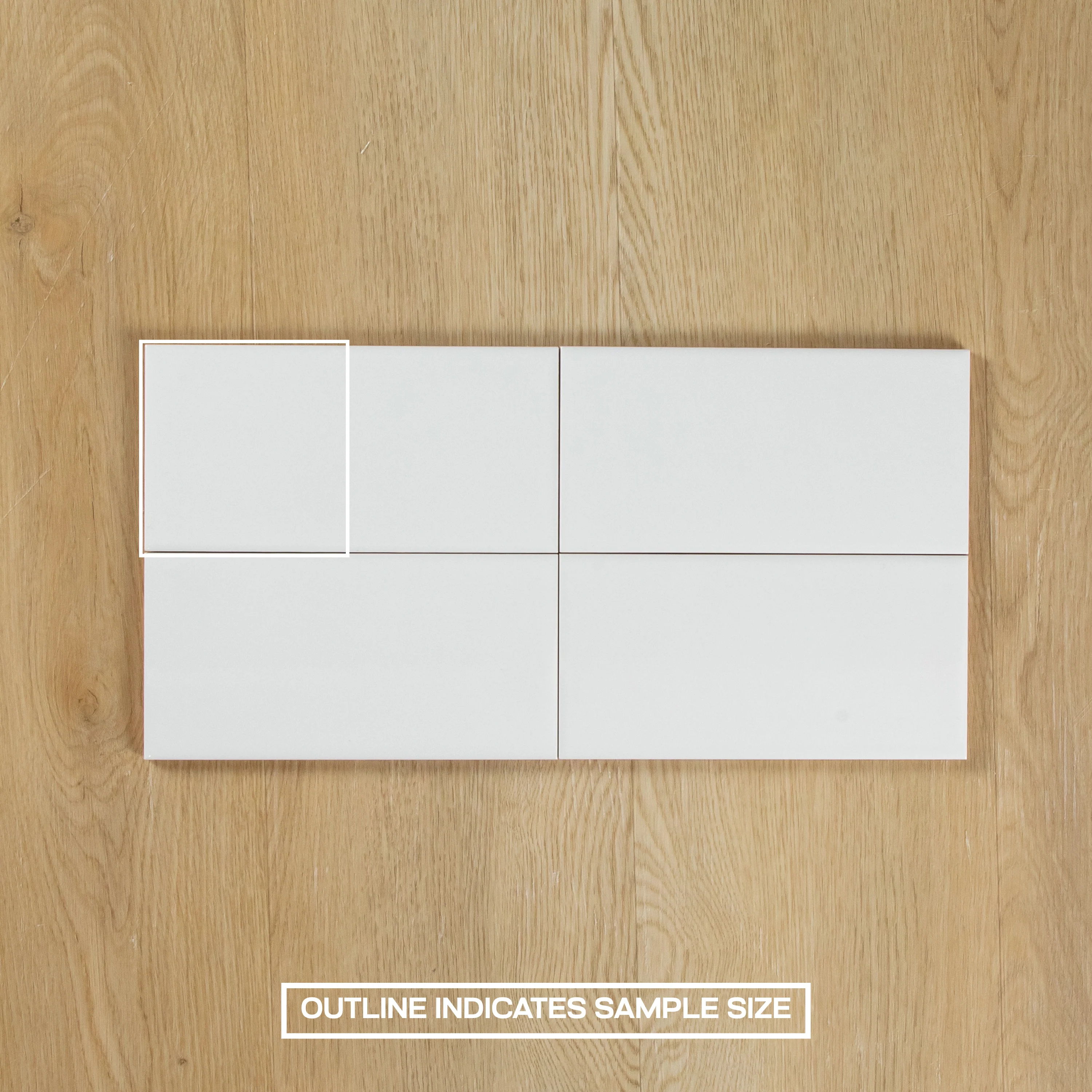 White Gloss Subway Pressed Edge - Image 3