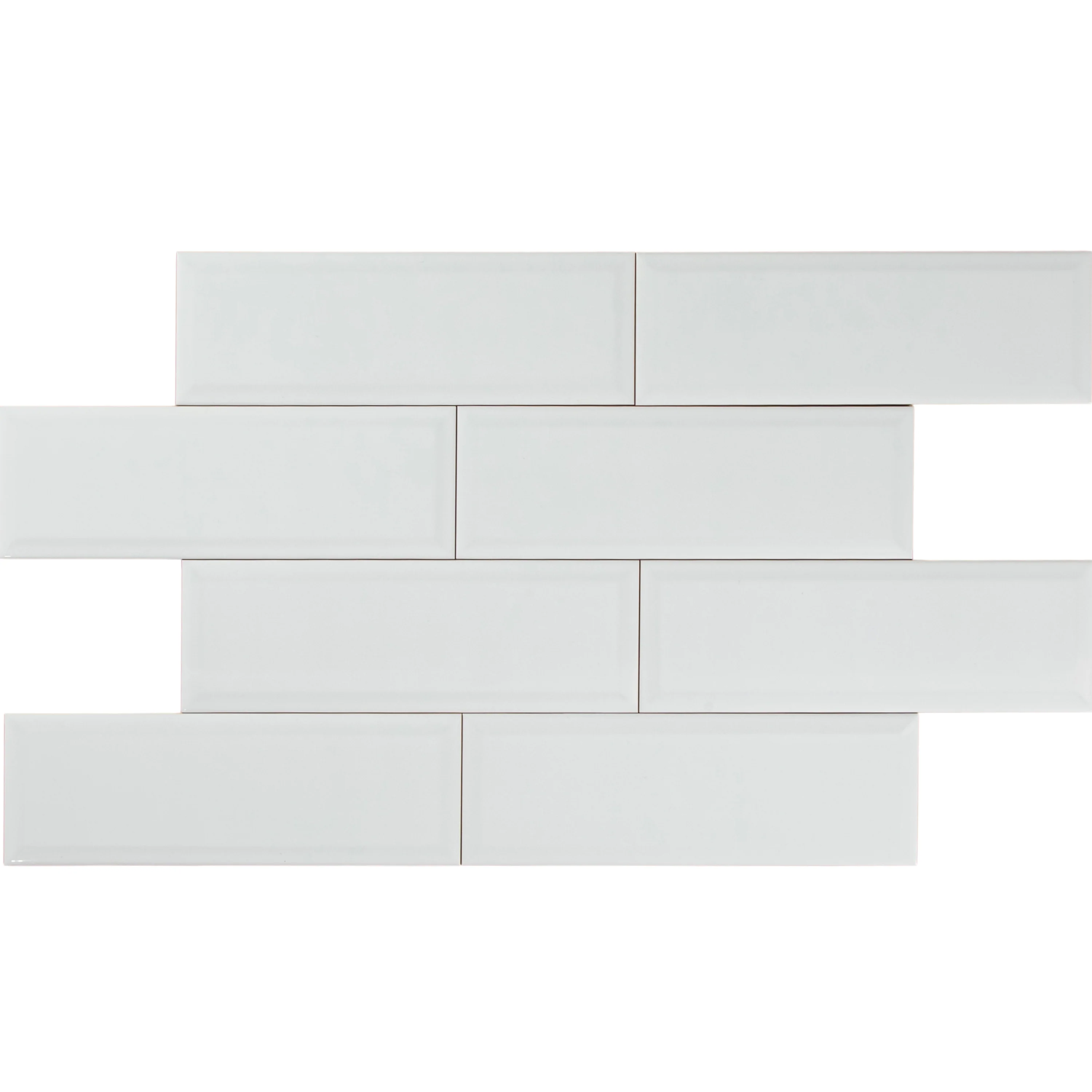 White Gloss Subway Pressed Edge - Image 3
