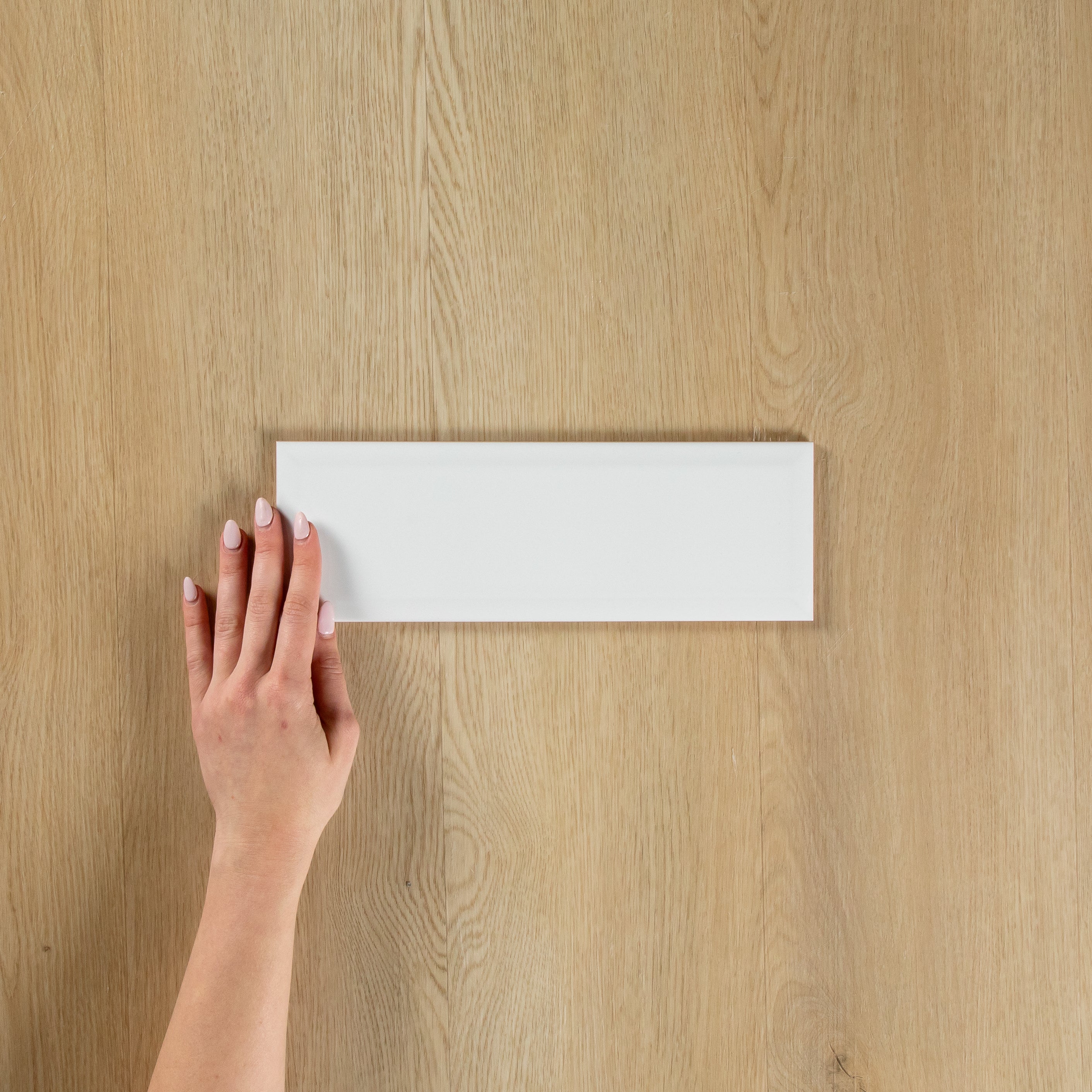 White Gloss Subway Pressed Edge - Image 5