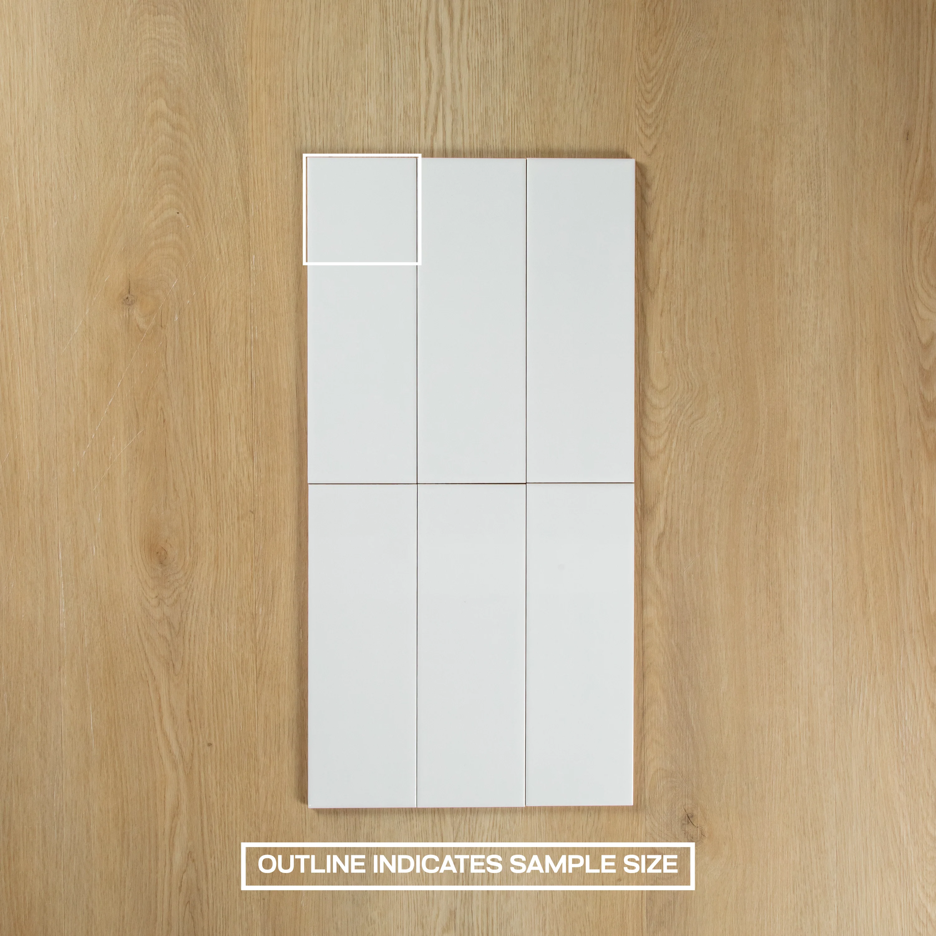 White Matte Subway Pressed Edge - Image 4