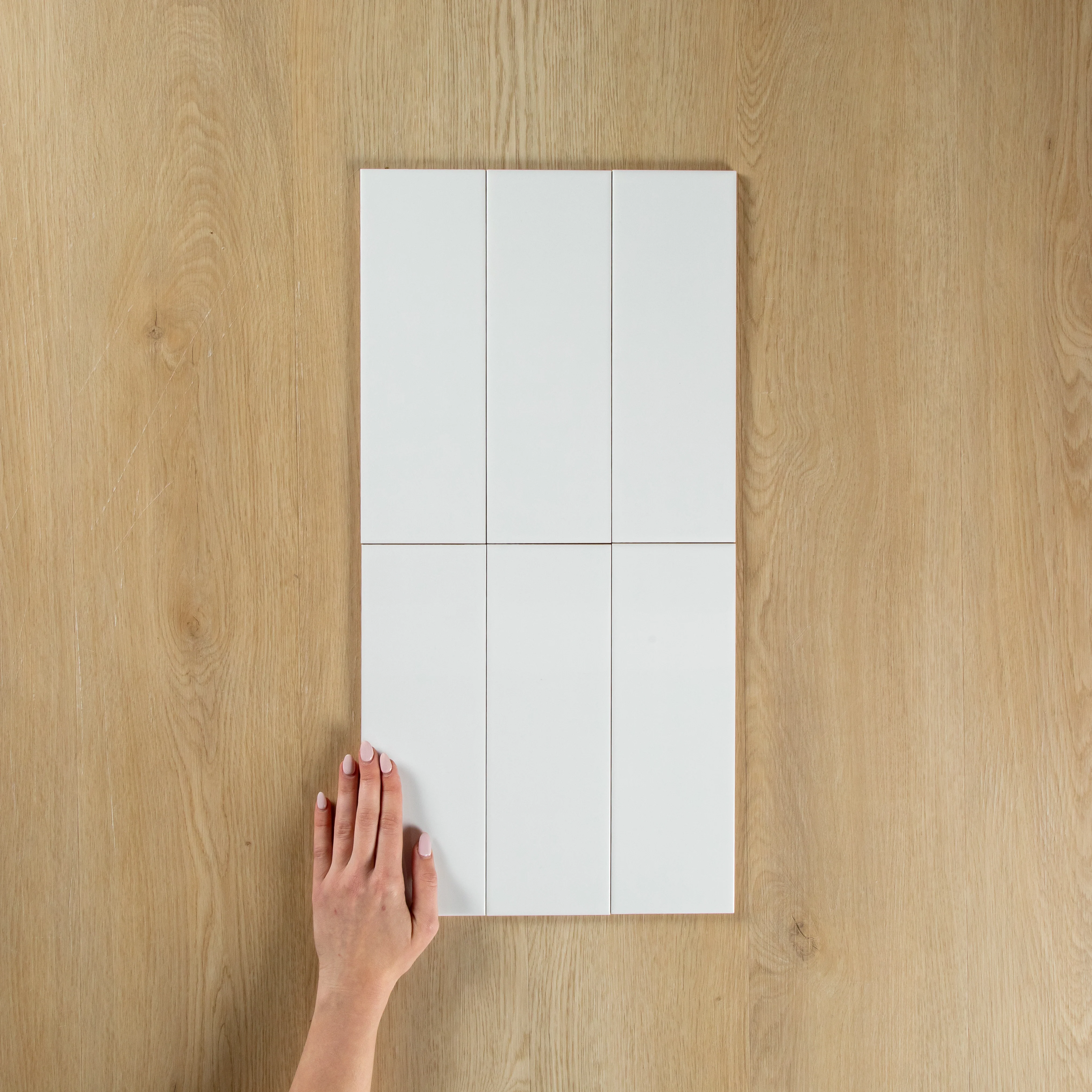 White Matte Subway Pressed Edge - Image 6