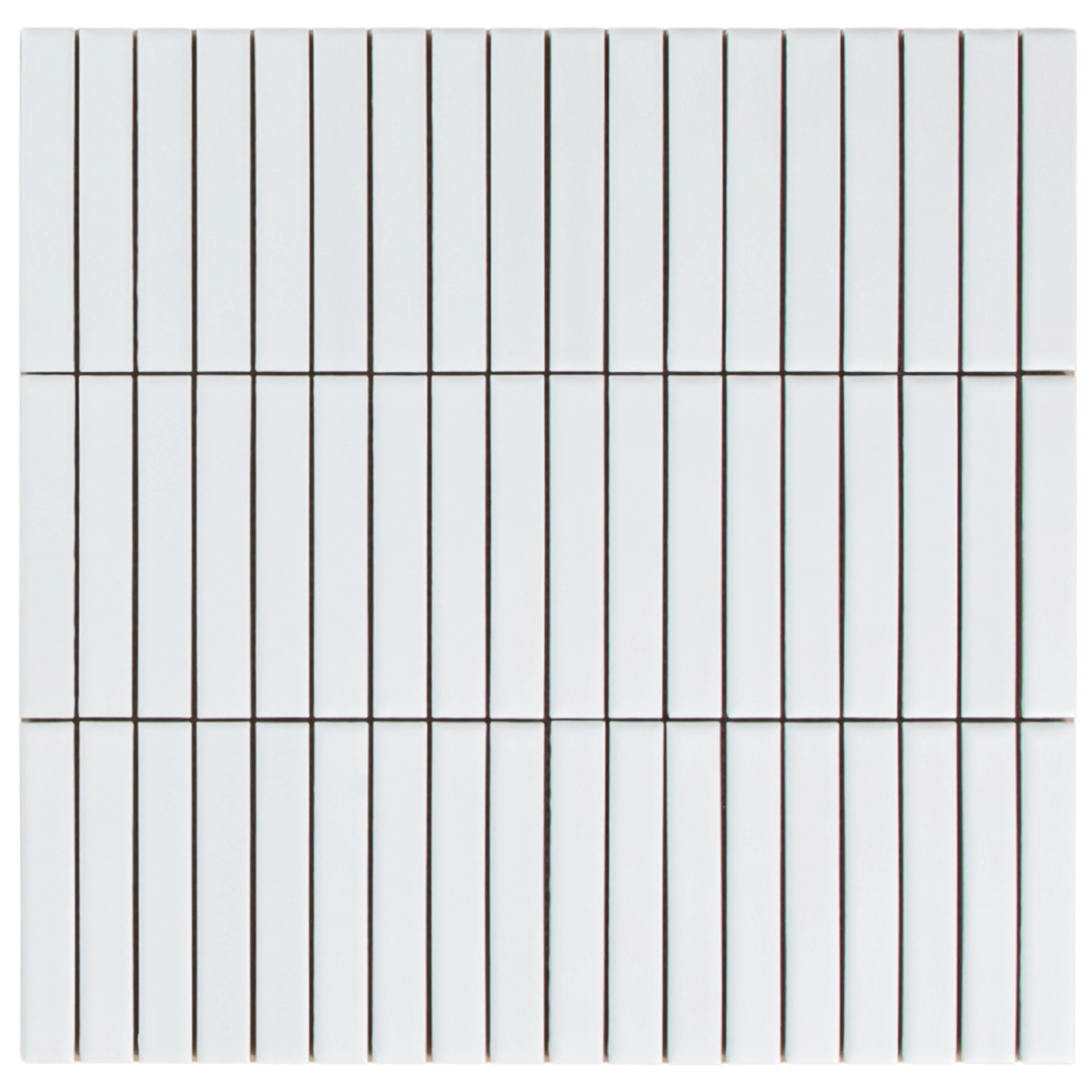 White Satin Porcelain Kit Kat Mosaic - Image 3